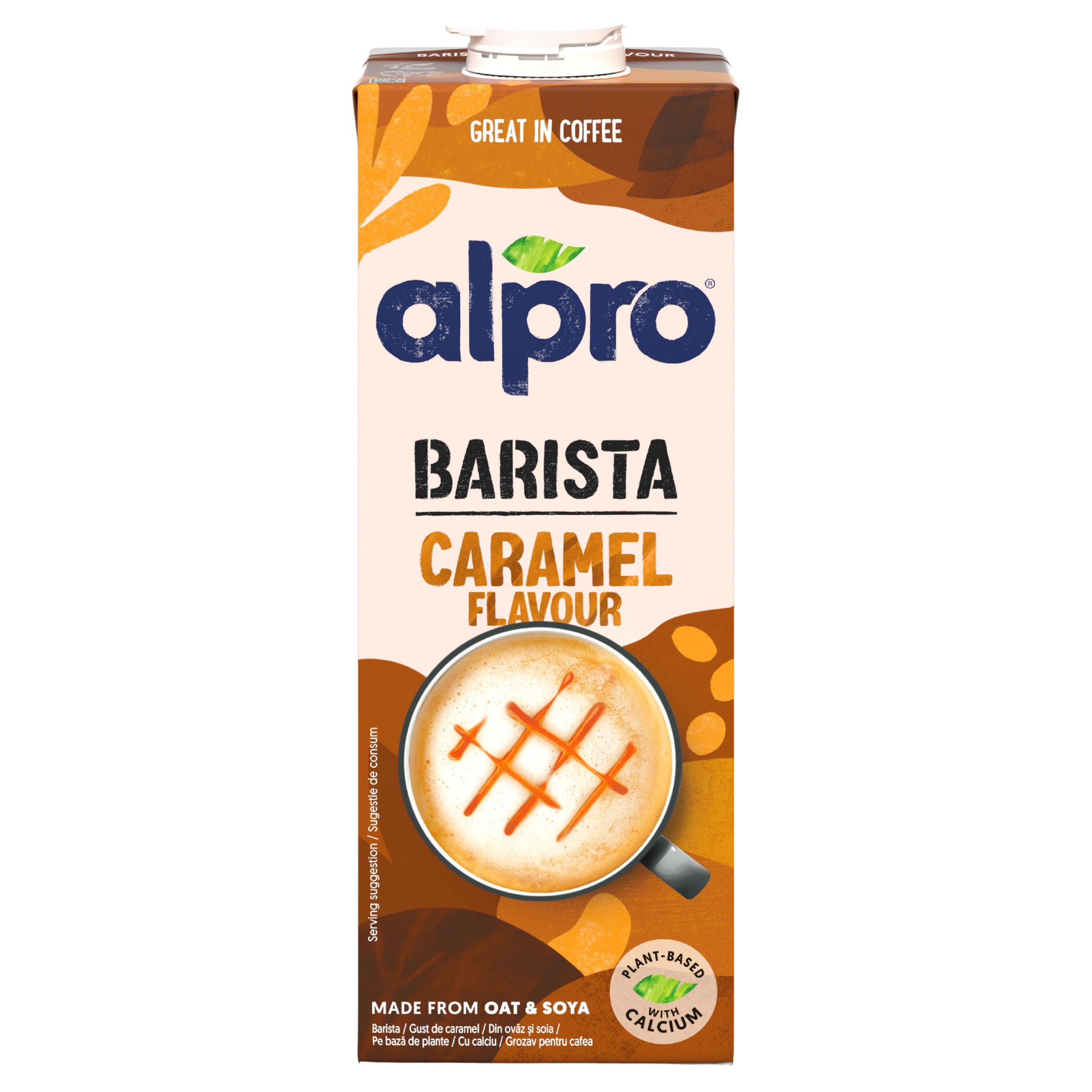 Zdravý svět - Alpro Barista Ovesno-sójový nápoj s karamelovou příchutí 1l