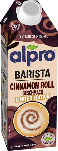ALPRO Barista Ovesno-sójový nápoj s příchutí skořicové rolky 750ml-0