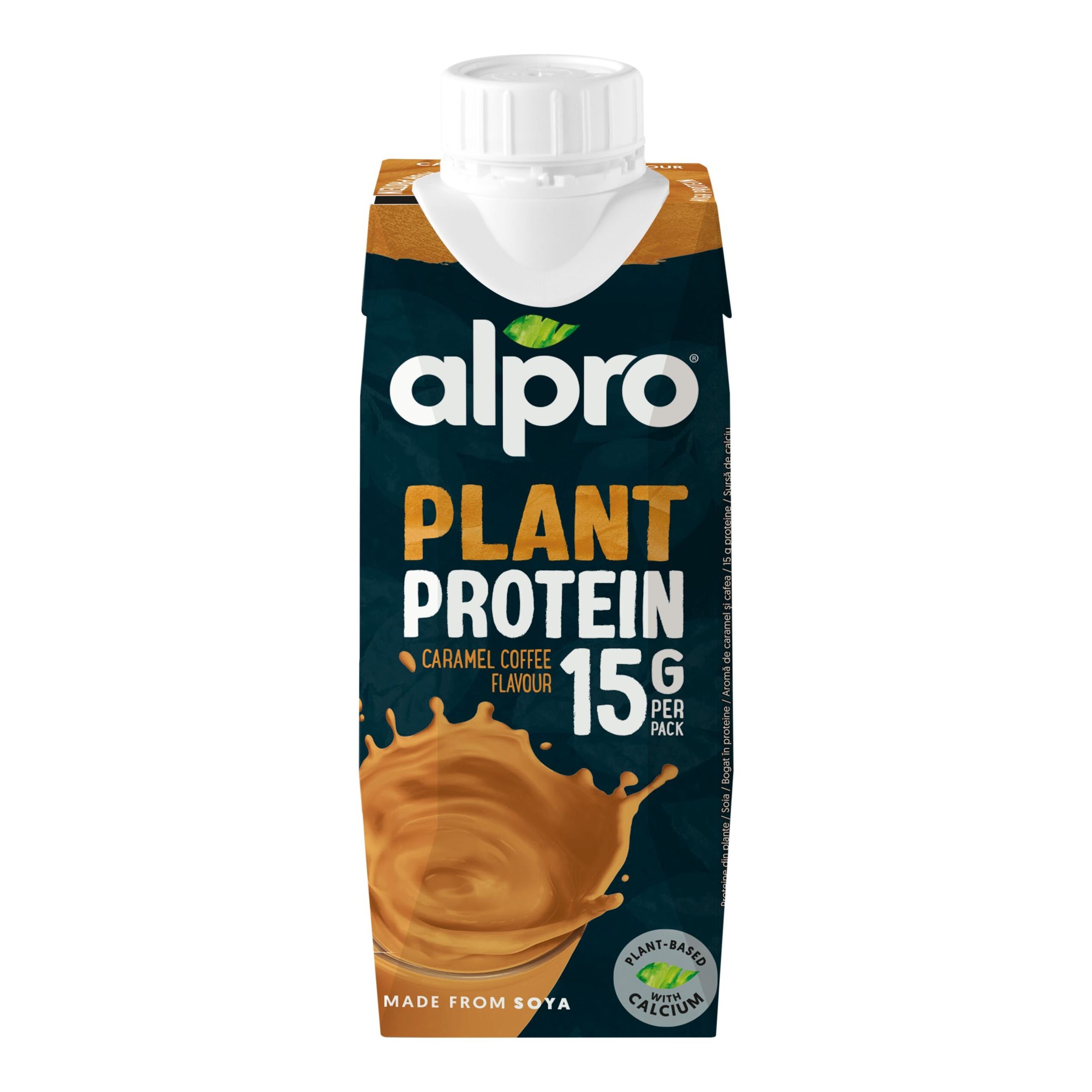 Zdravý svět - Alpro Protein sójový nápoj s příchutí karamelu a kávy 250ml