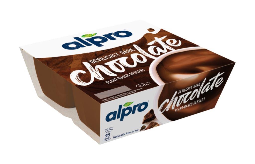 Zdravý svět - Alpro sójový dezert s příchutí tmavé čokolády 4x125g
