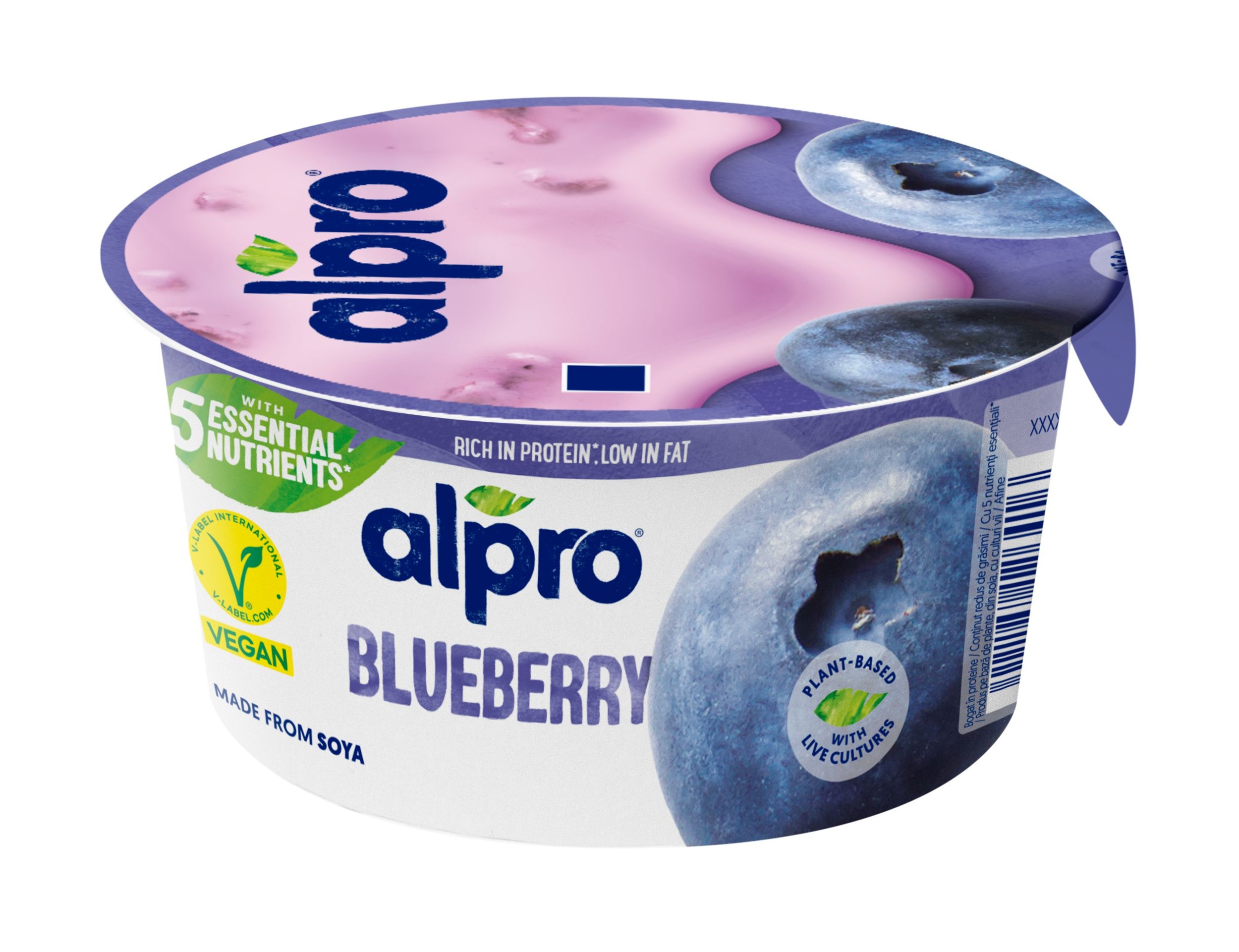 Zdravý svět - ALPRO Sójový fermentovaný výrobek Borůvka 150g