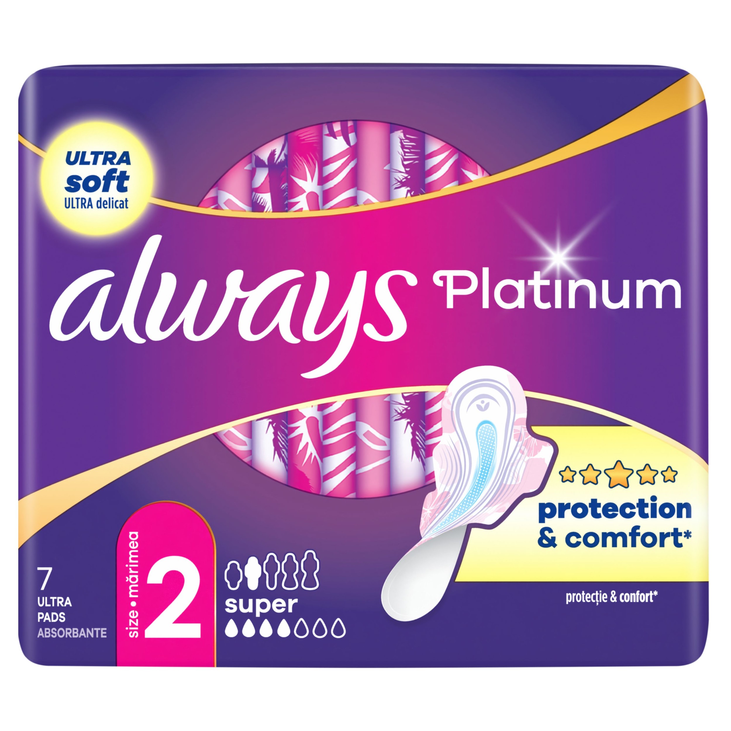 Drogerie a kosmetika - Always Plat Vložky Dlouhe Křídlo  7kusů