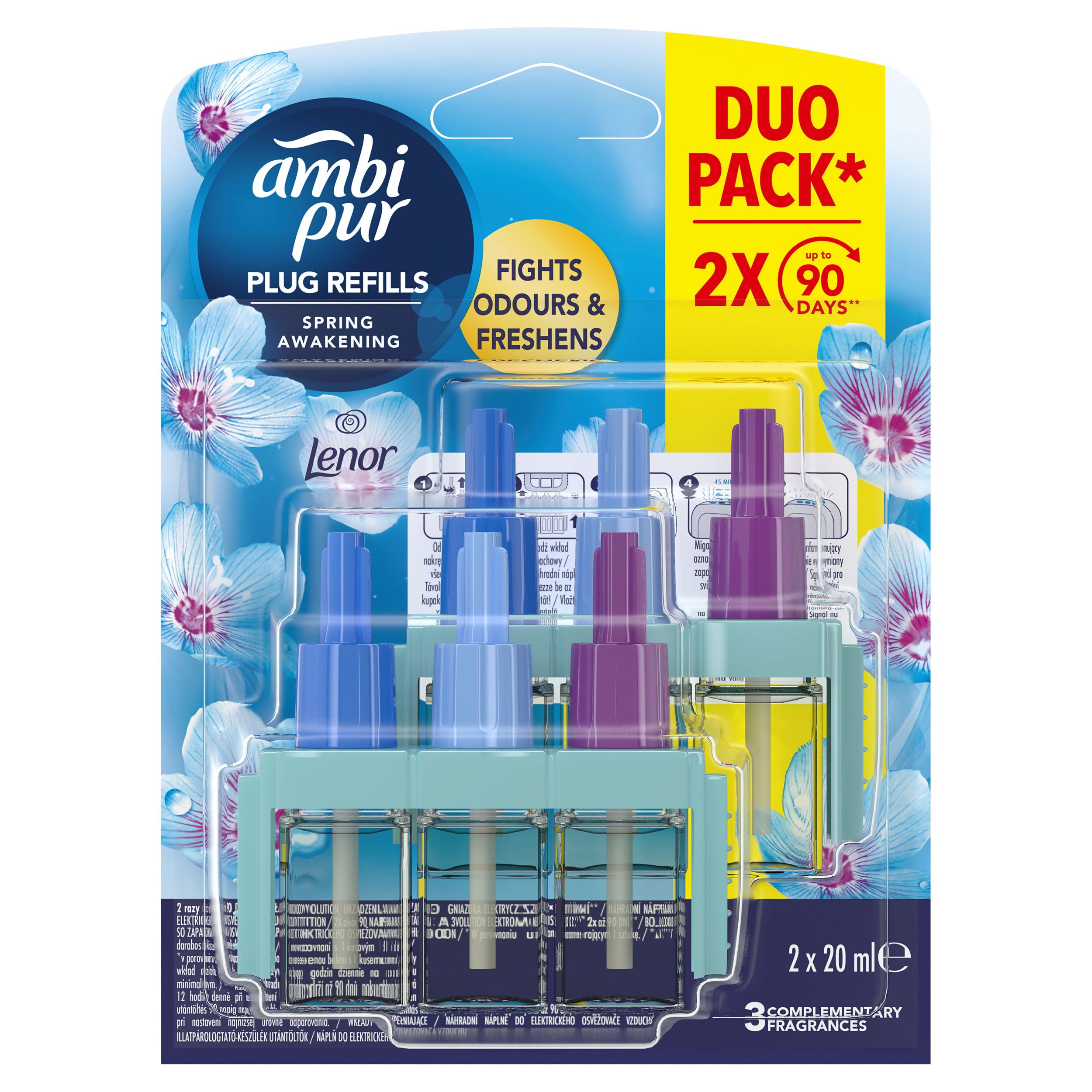 Drogerie a kosmetika - Ambi Pur 3 Volution Náhradní náplň do osvěžovače vzduchu Spring Awakening 40 ml