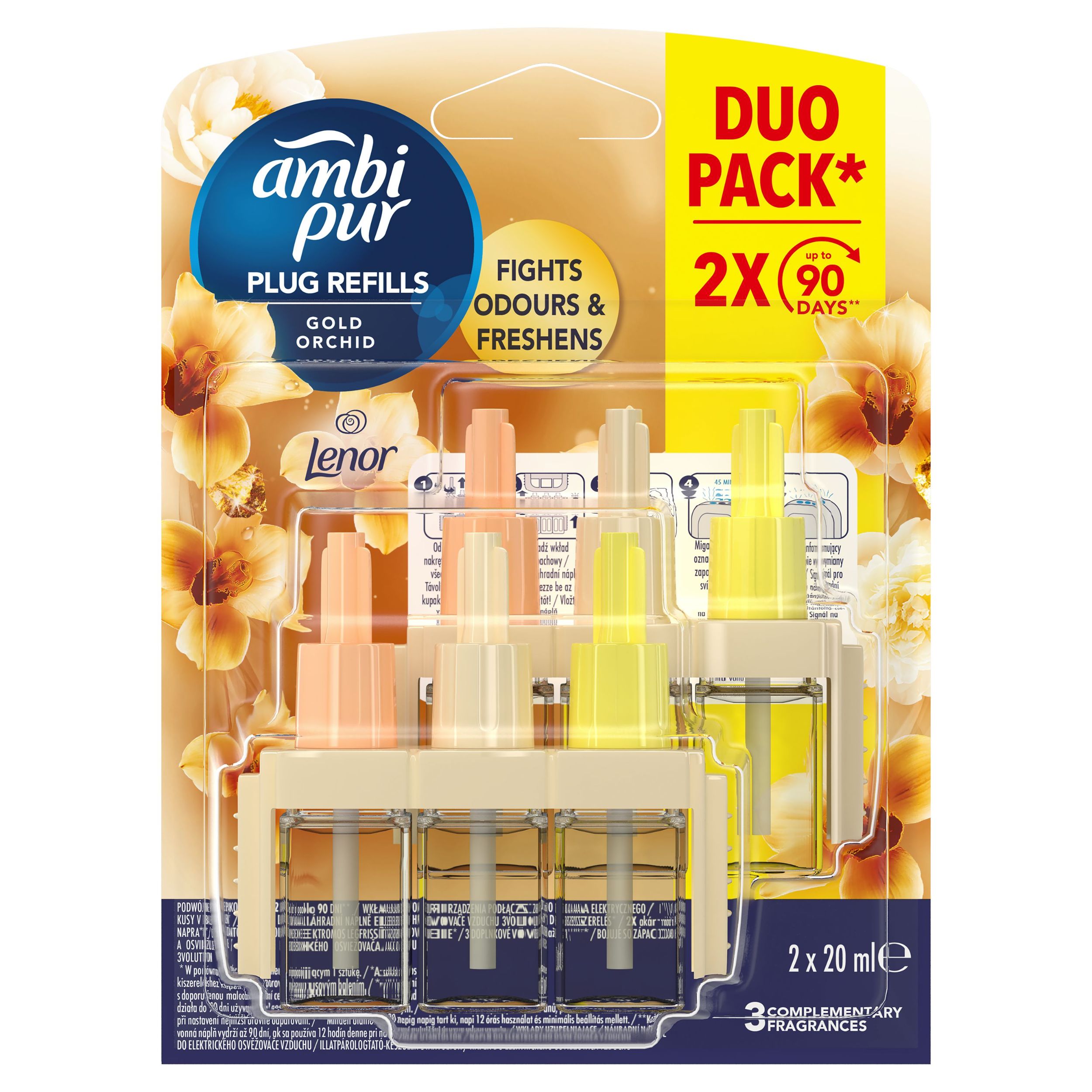 Domácnost a Zahrada - Ambi Pur 3Vol Náplň Elekt Osv Gold Or 40ml