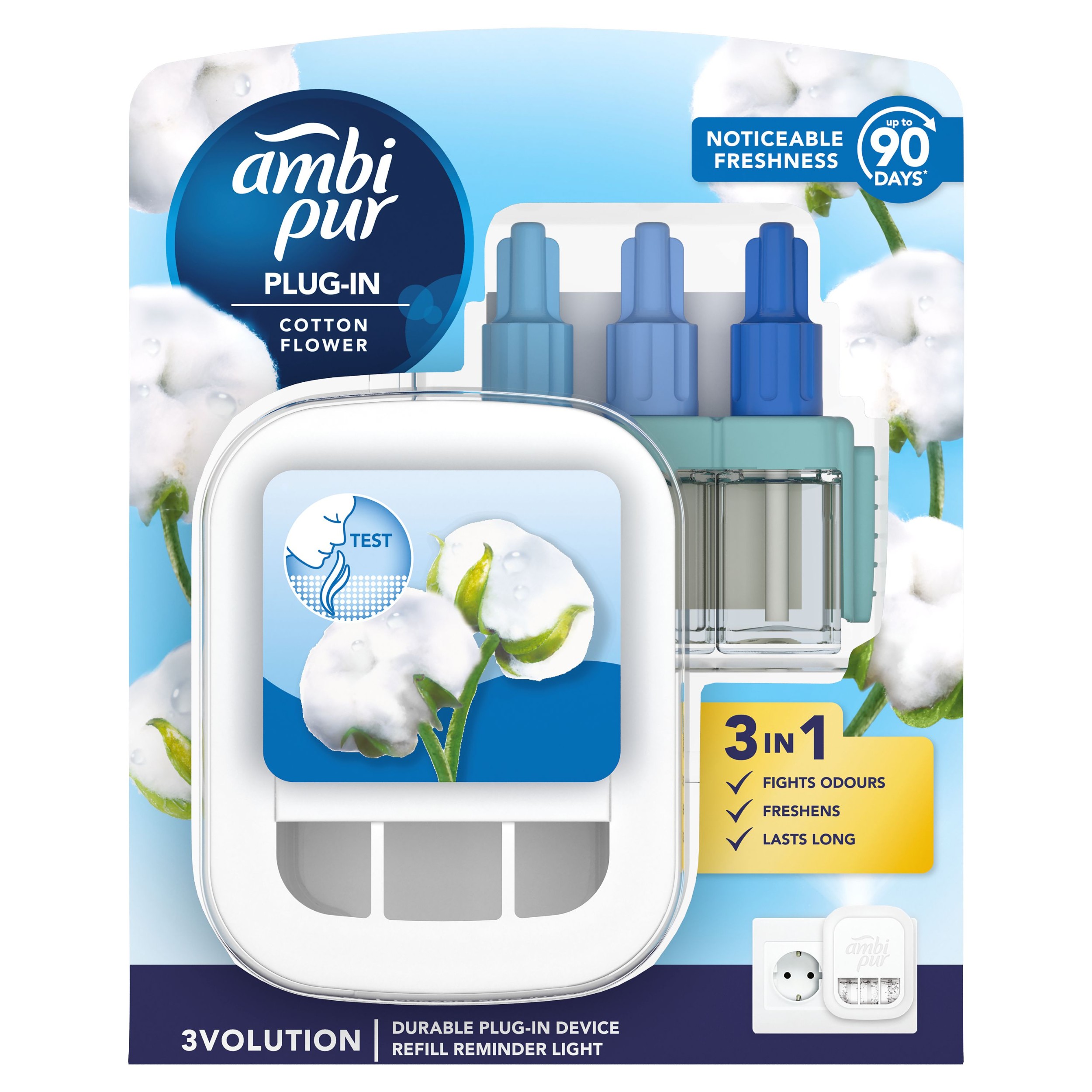 Domácnost a Zahrada - Ambi Pur 3Vol Osvěžovač Vzd Cotton 20ml