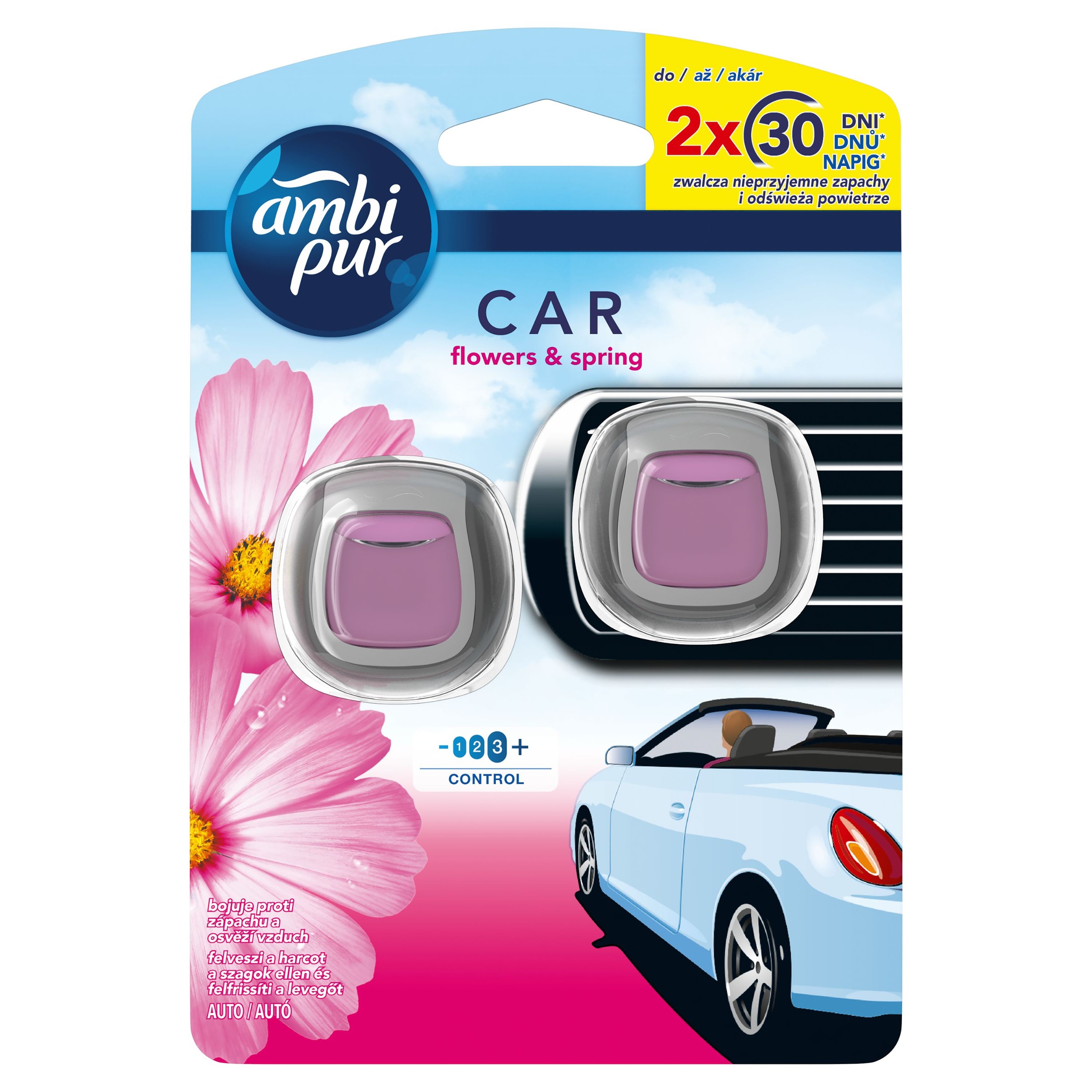 Auto-moto - Ambi Pur Car Flowers&Spring Standard 2x2ml