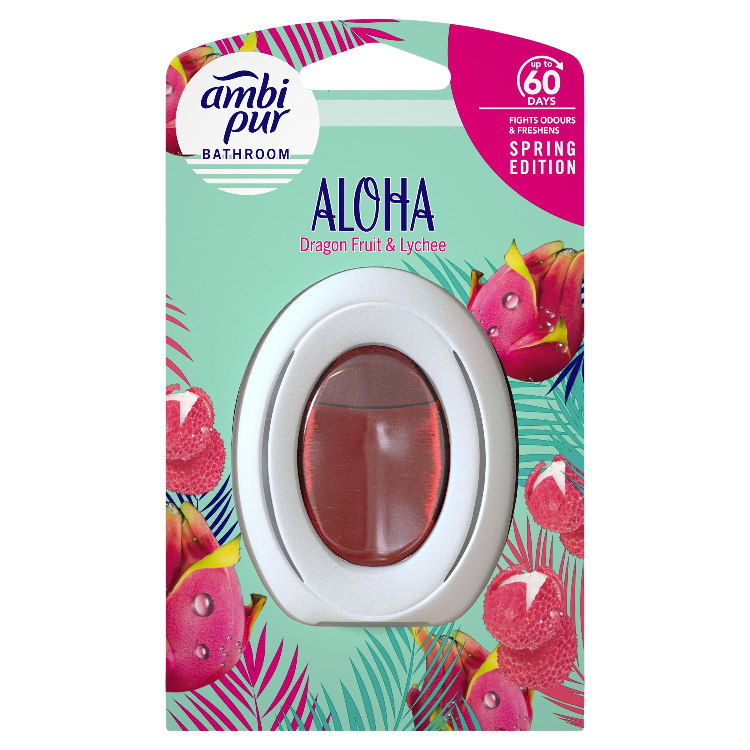 Drogerie a kosmetika - Ambi Pur Koupelna Membr osvěžovač Aloha 8ml