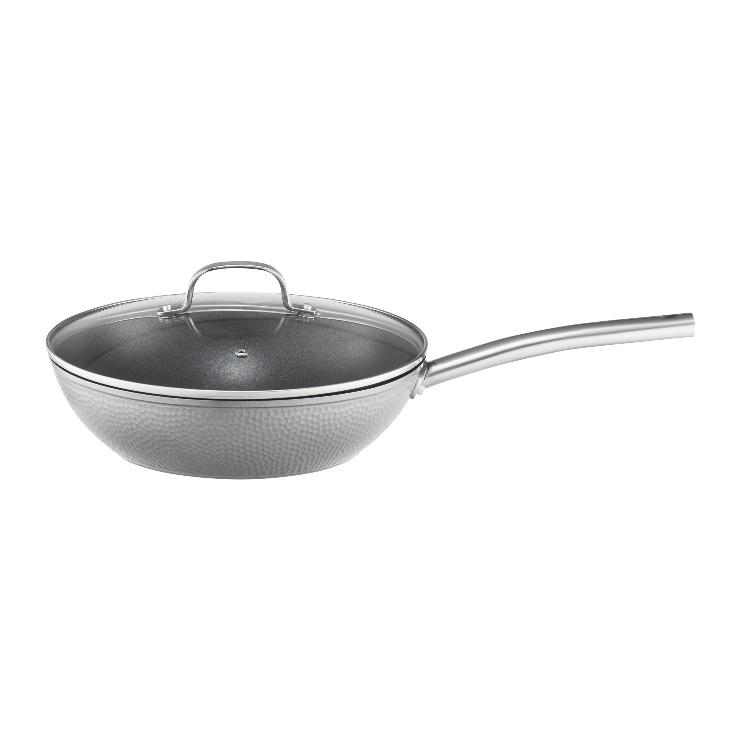 Domácnost a Zahrada - AMBITION Pánev Wok Bubble s poklicí 28 cm