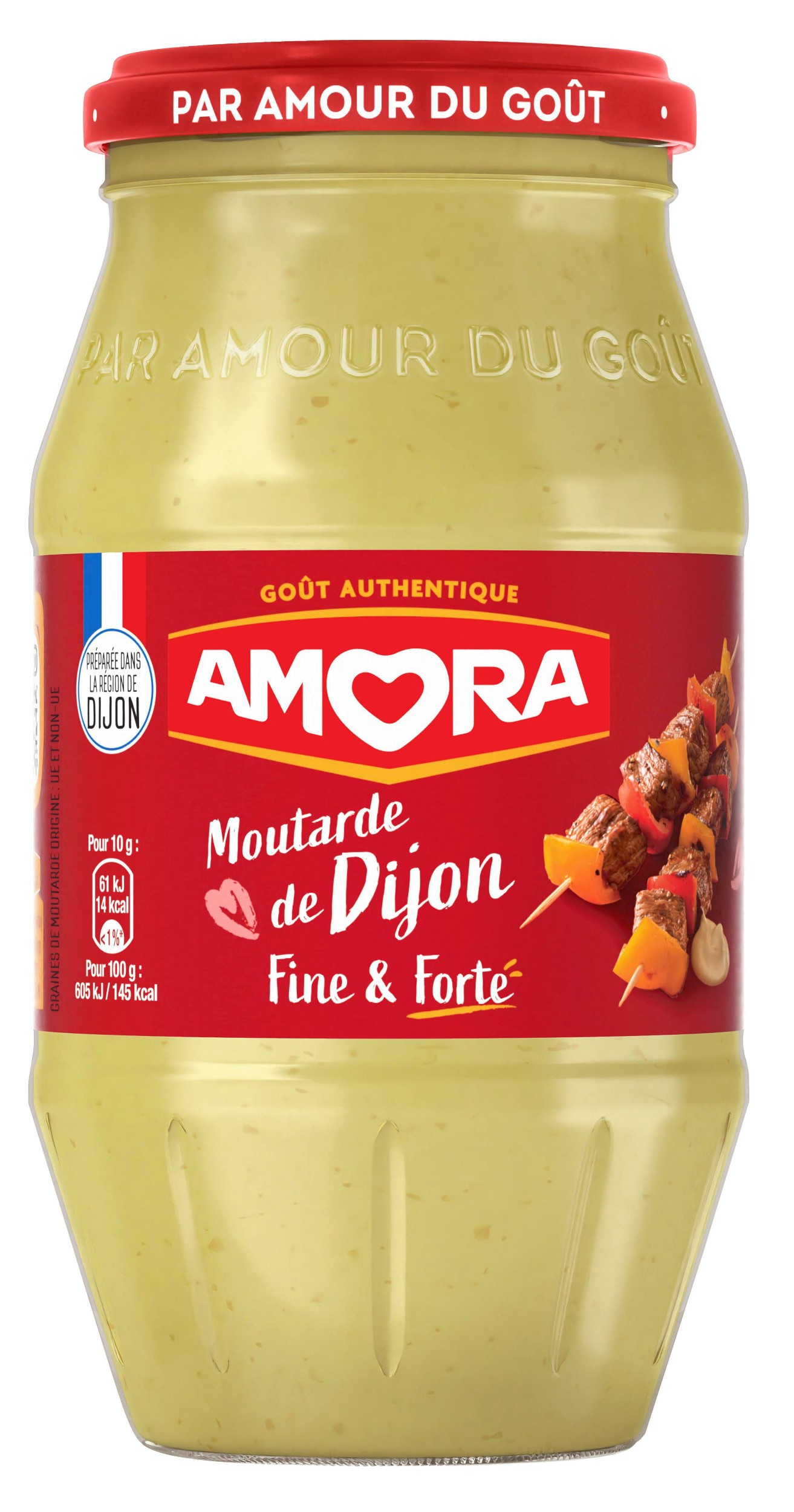 Trvanlivé potraviny - Amora Dijonská hořčice ostrá 430g