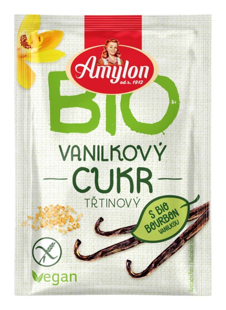 Trvanlivé potraviny - Amylon BIO Cukr vanilkový 8 g - bez lepku