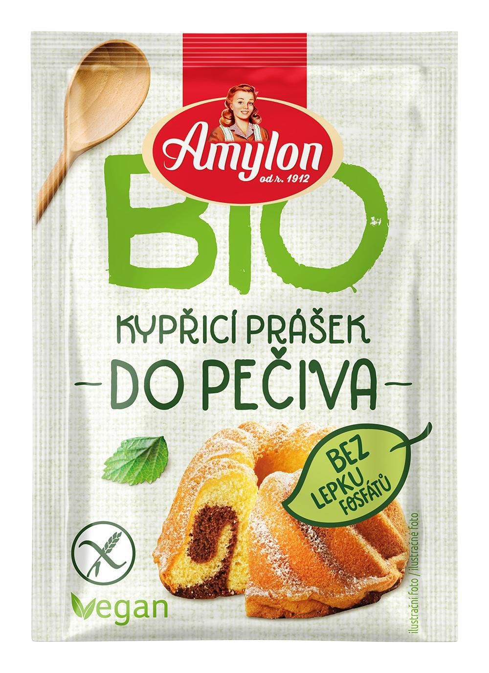 Trvanlivé potraviny - Amylon BIO Prášek kypřící bez lepku 12 g