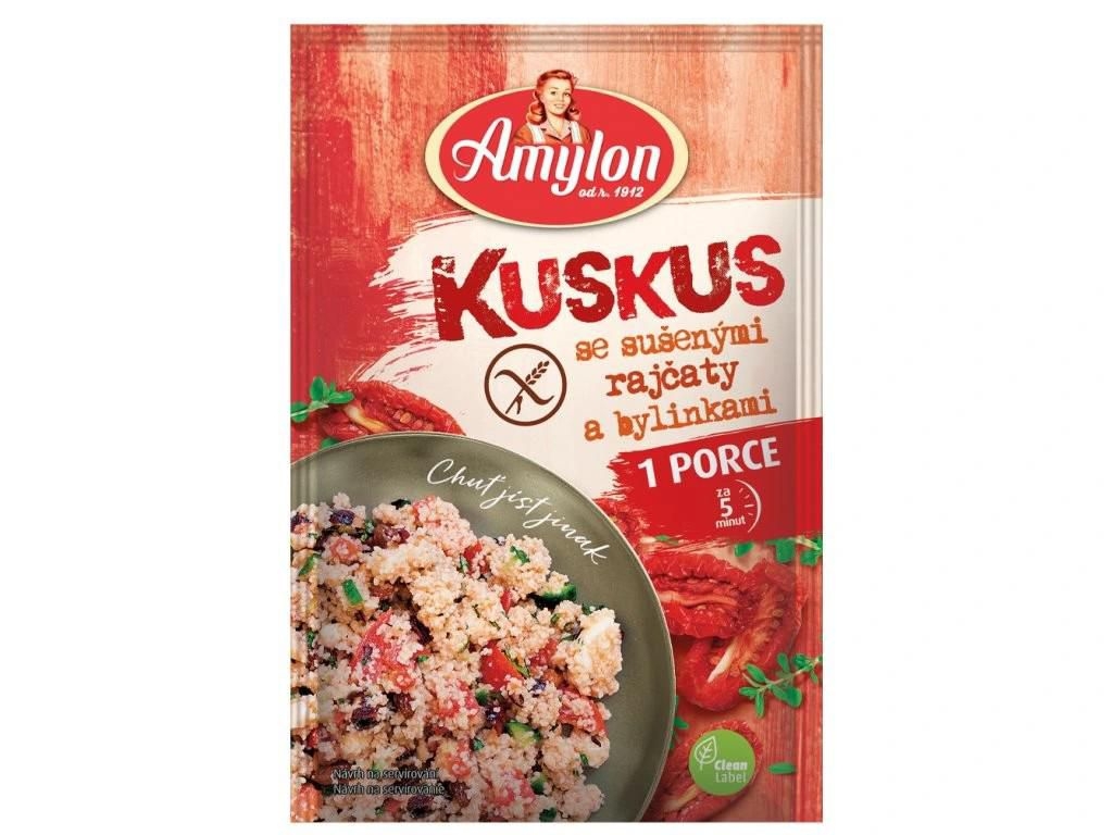 Zdravý svět - Amylon, Kuskus se sušenými rajčaty a bylinkami - bez lepku, 50g