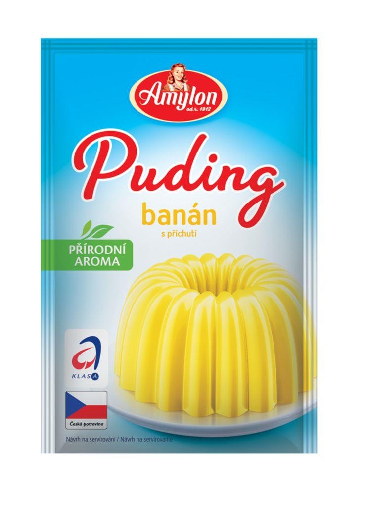 Trvanlivé potraviny - Amylon Puding s příchutí banán 37 g