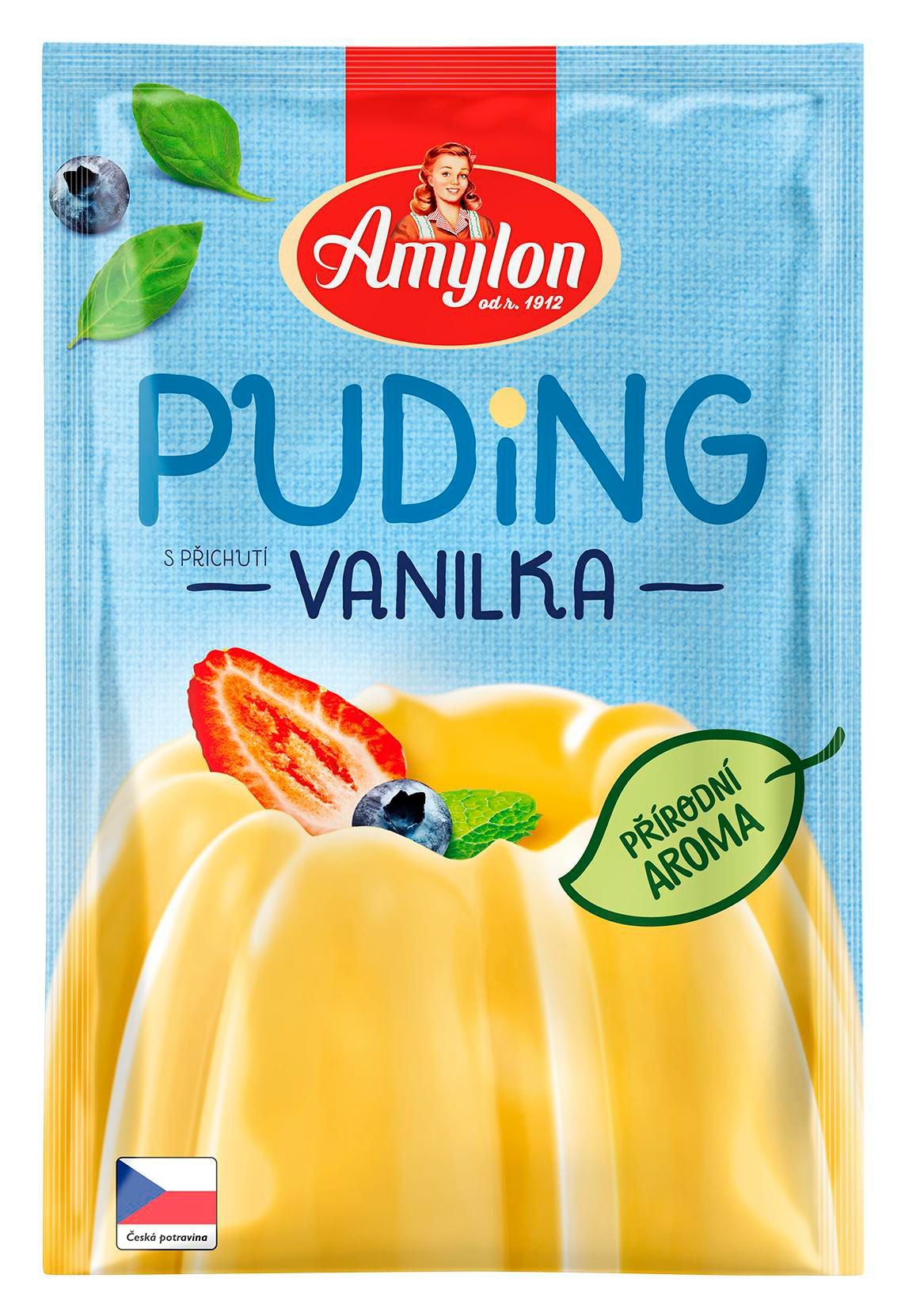 Trvanlivé potraviny - Amylon Puding s příchutí vanilka 37 g