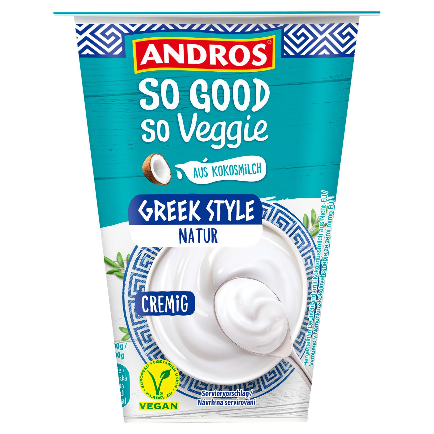 Zdravý svět - Andros Veganská alternativa řeckého jogurtu z kokosového nápoje 350g