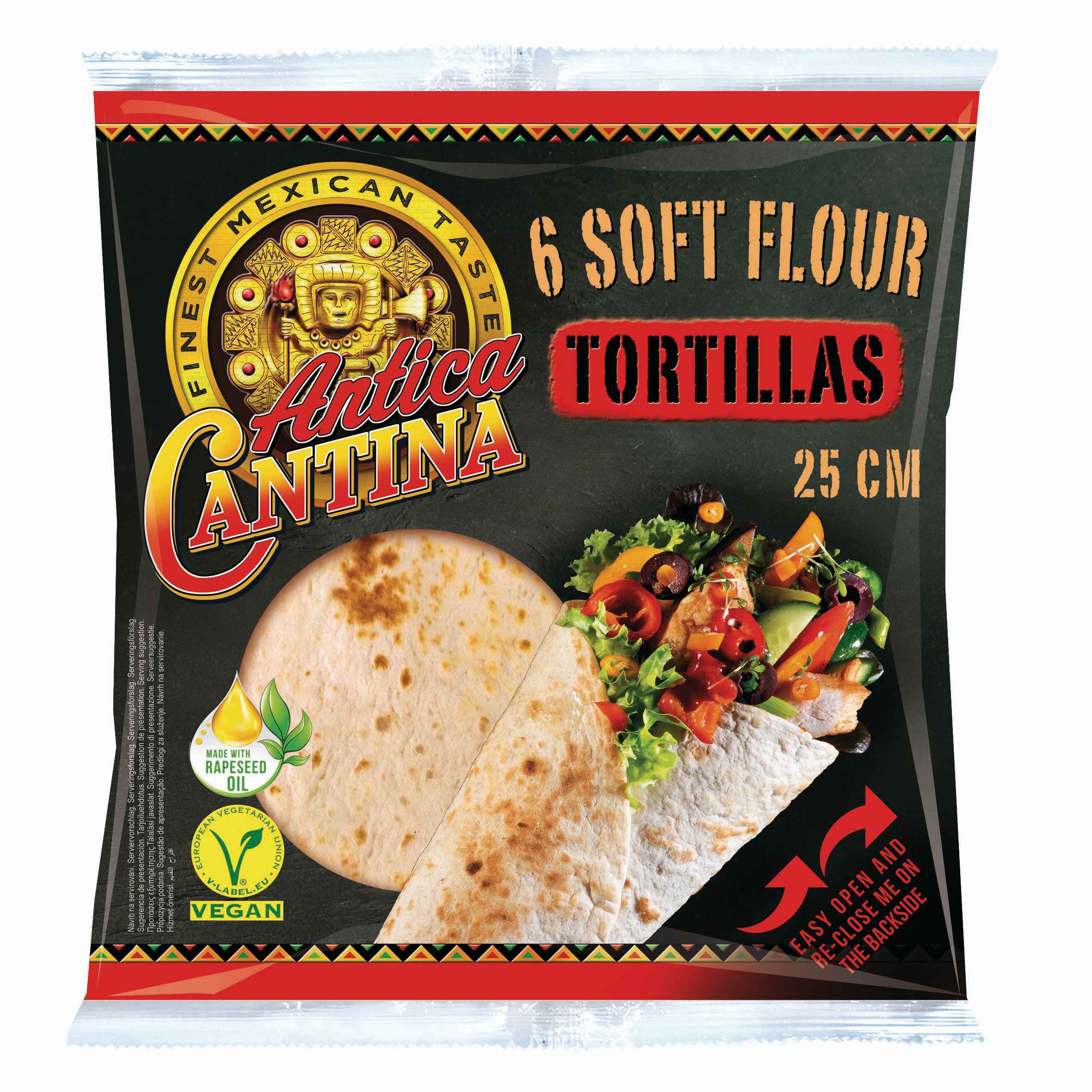 Trvanlivé potraviny - Antica Cantina wrap tortillas 25cm 370g