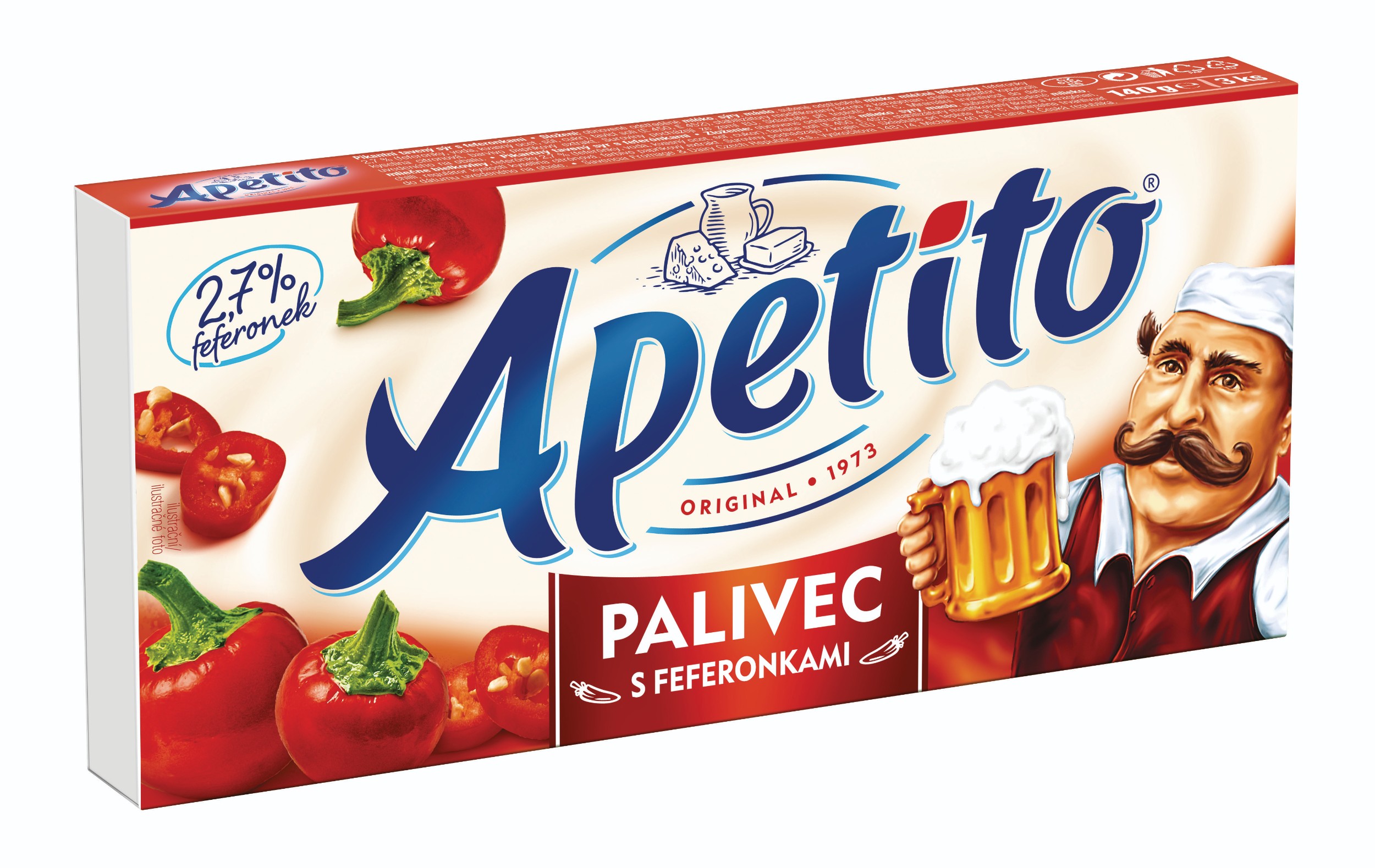 Mléčné a chlazené - Apetito Palivec 140g