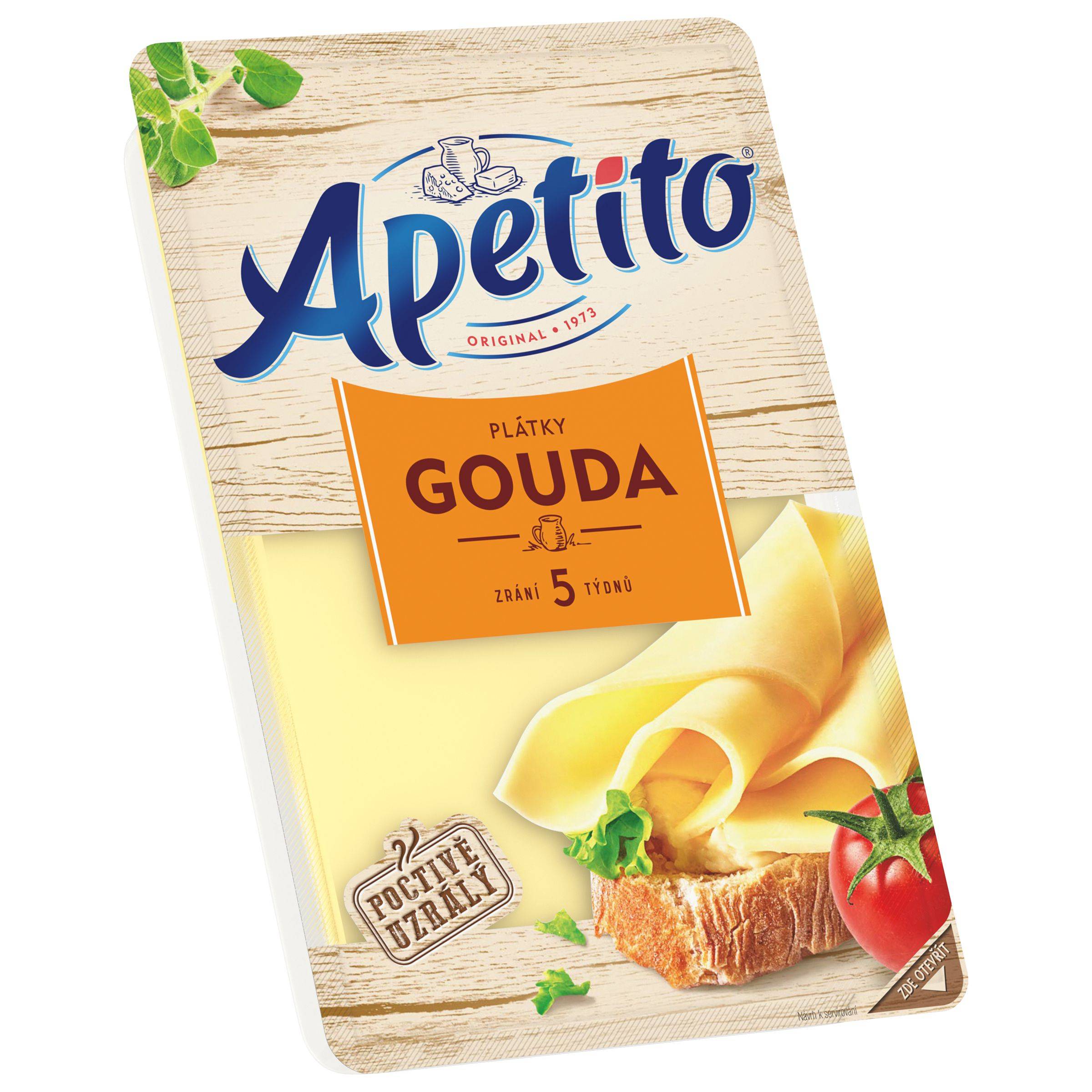 Mléčné a chlazené - Apetito plátky Gouda 90g