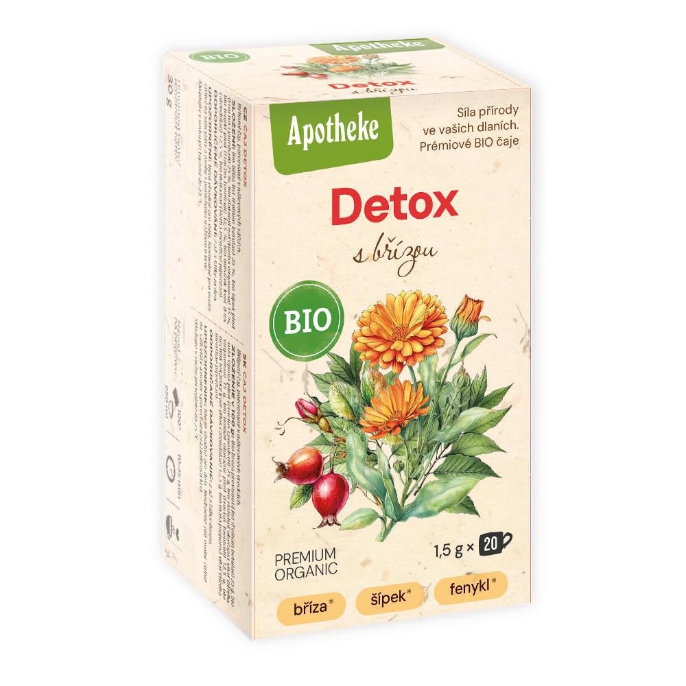 Nápoje - Apotheke BIO čaj Detox s břízou 20x1,5g