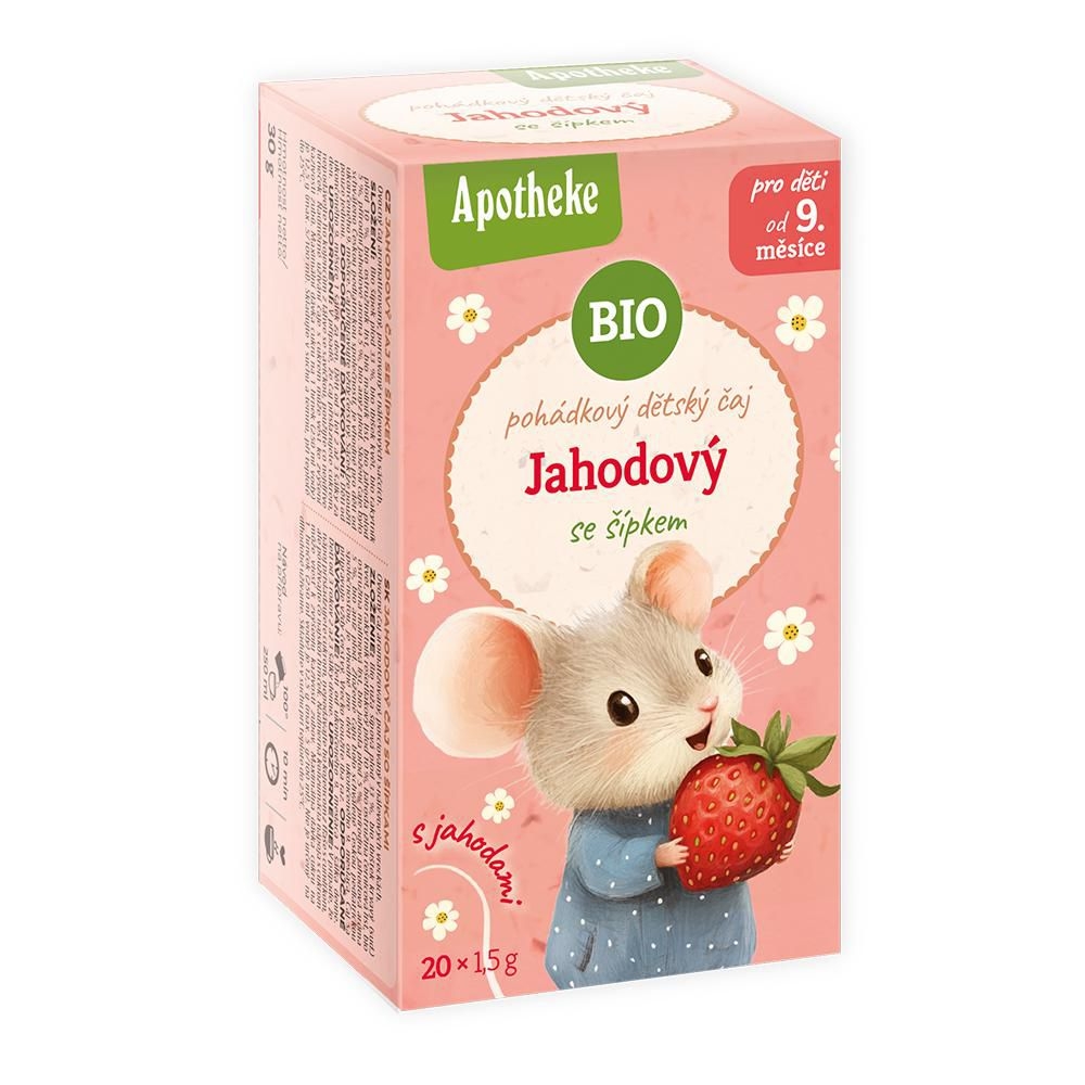 Zdravý svět - Apotheke BIO čaj dětský Pohádkový jahodový se šípkem 20x1,5g
