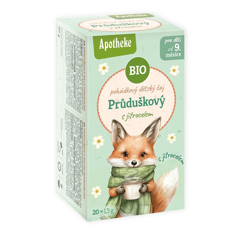 Svět dětí - Apotheke BIO čaj dětský Průduškový s jitrocelem 20x1,5g