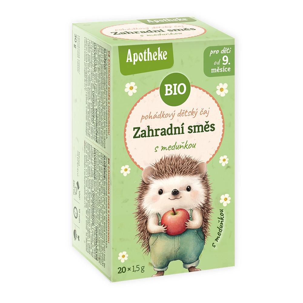 Zdravý svět - Apotheke BIO čaj dětský Zahradní směs s meduňkou 20x1,5g