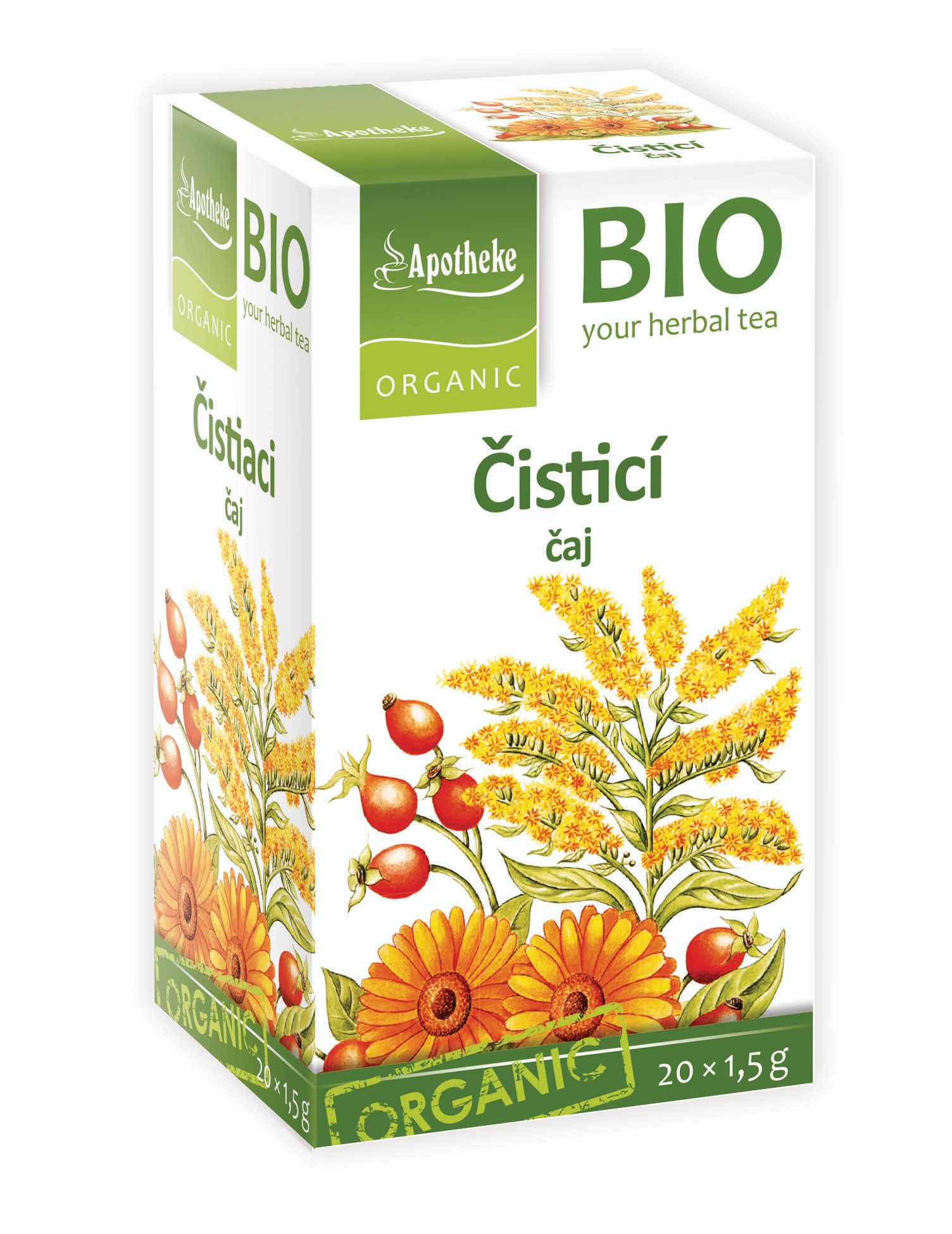 Zdravý svět - Apotheke BIO Čisticí čaj 20x1,5 g