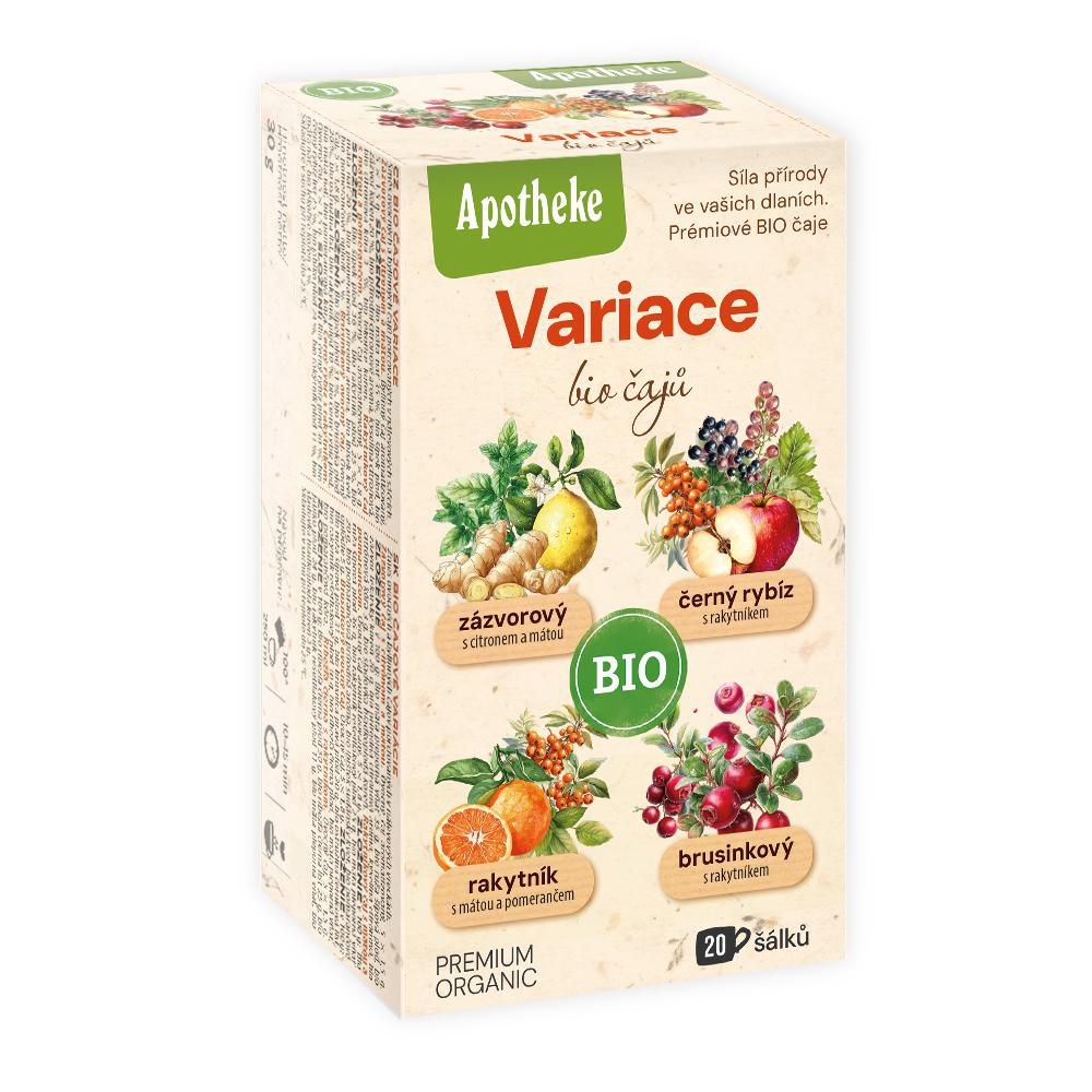 Nápoje - Apotheke BIO Variace čajů 4v1 20 sáčků