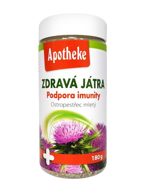 Nápoje - Apotheke Čaj Zdravá játra Ostropestřec mletý 180g