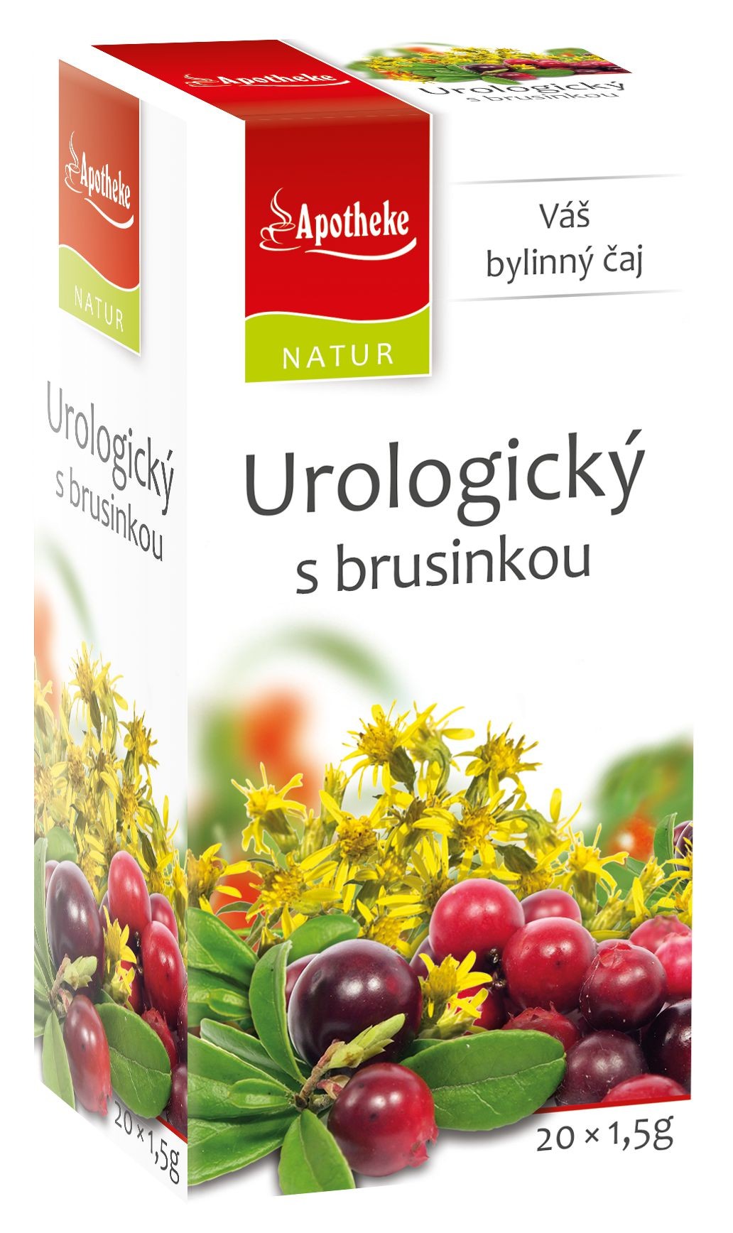 Nápoje - Apotheke Natur Urologický čaj s brusinkou 20 x 1,5 g