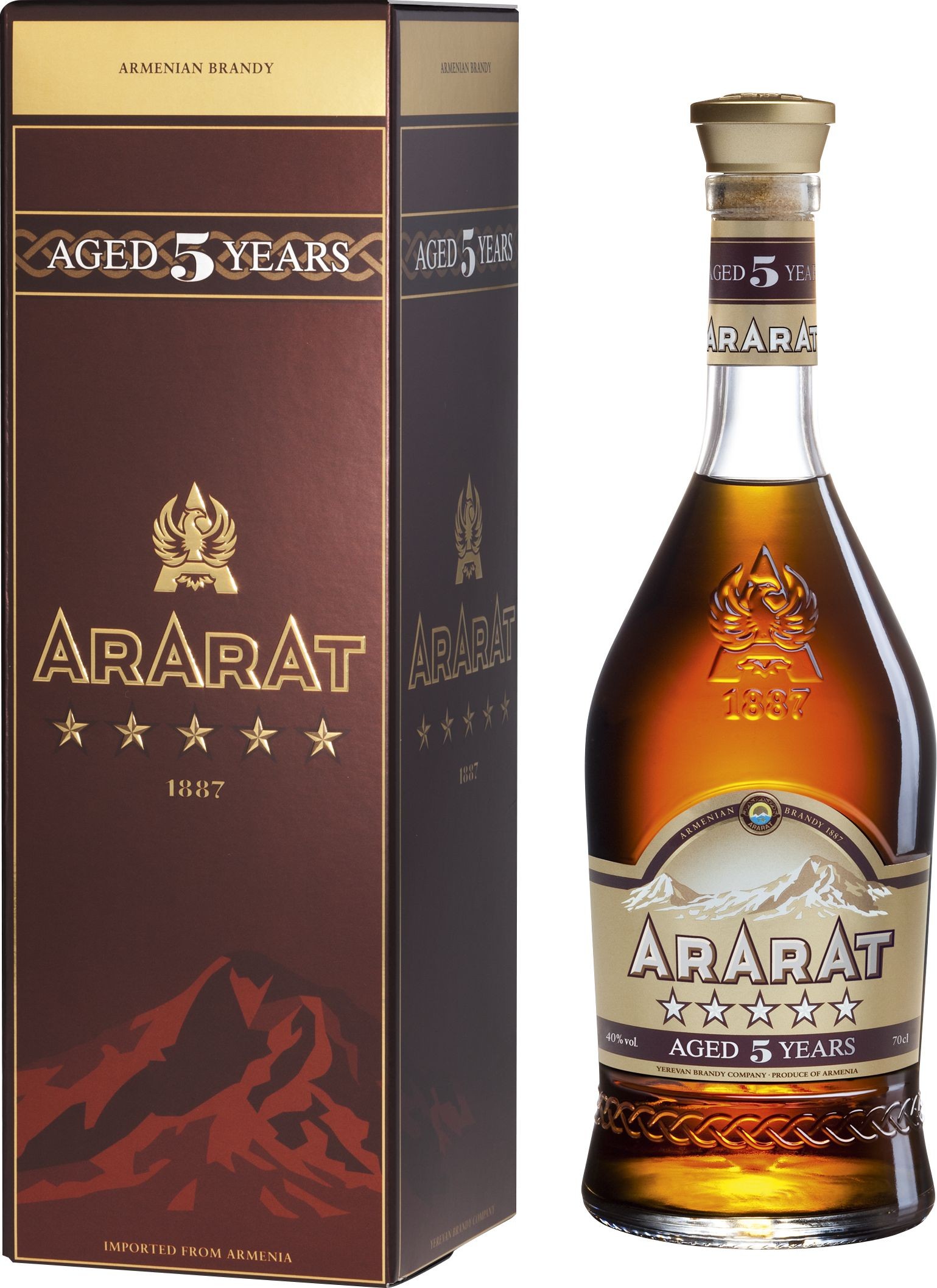 Nápoje - Ararat 5YO 0,7 l