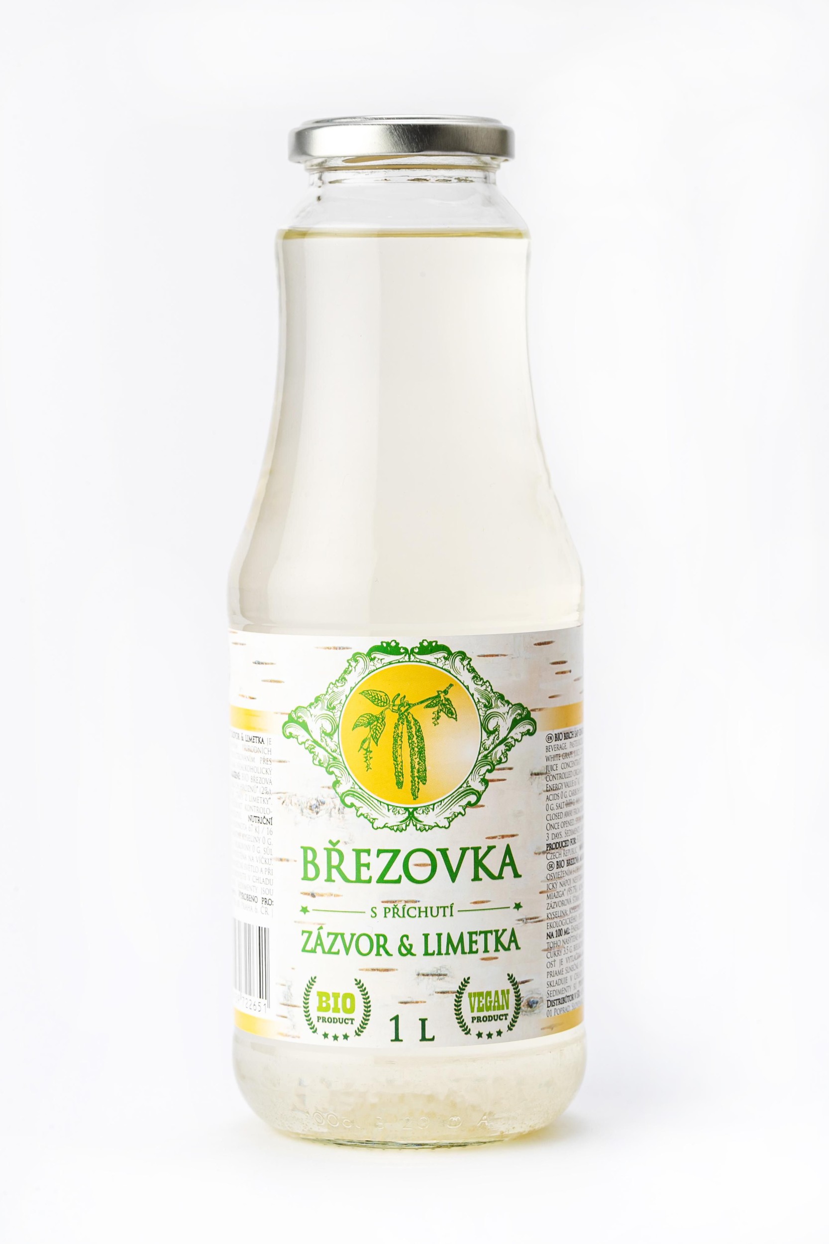 Zdravý svět - Arax Bio březovka zázvor a limetka 1000 ml