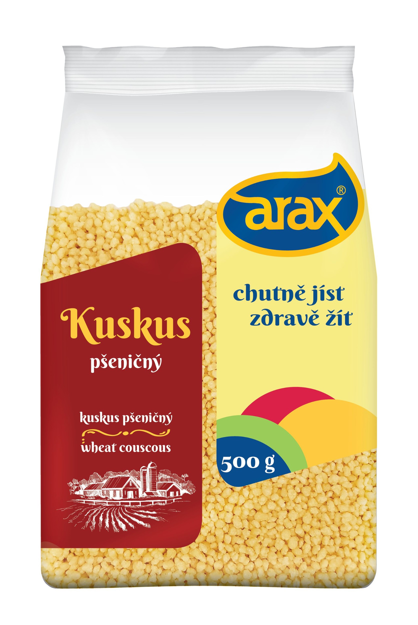 Trvanlivé potraviny - Arax Kuskus hrubý semolina 500 g