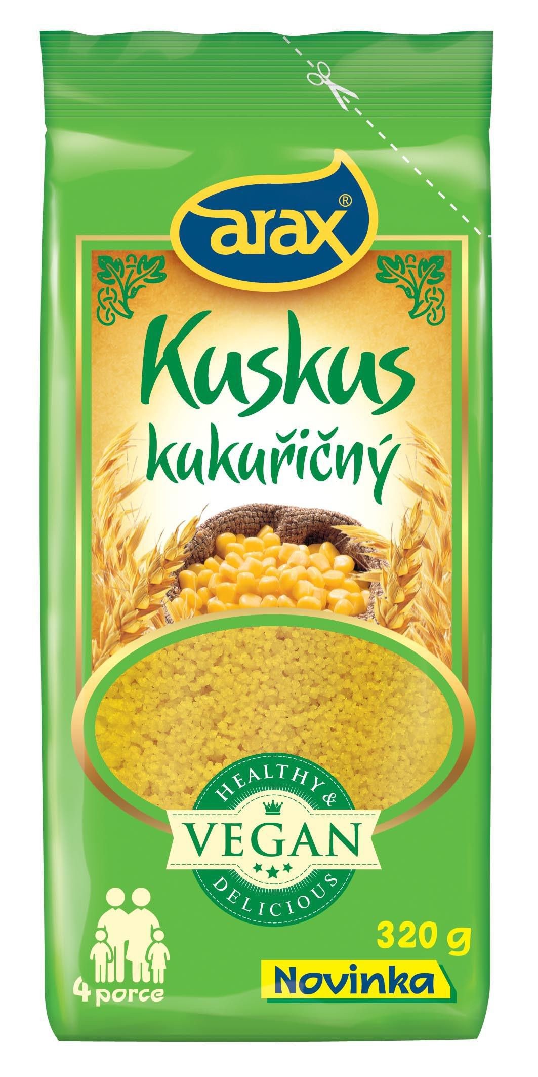 Trvanlivé potraviny - Arax Kuskus kukuřičný 320 g
