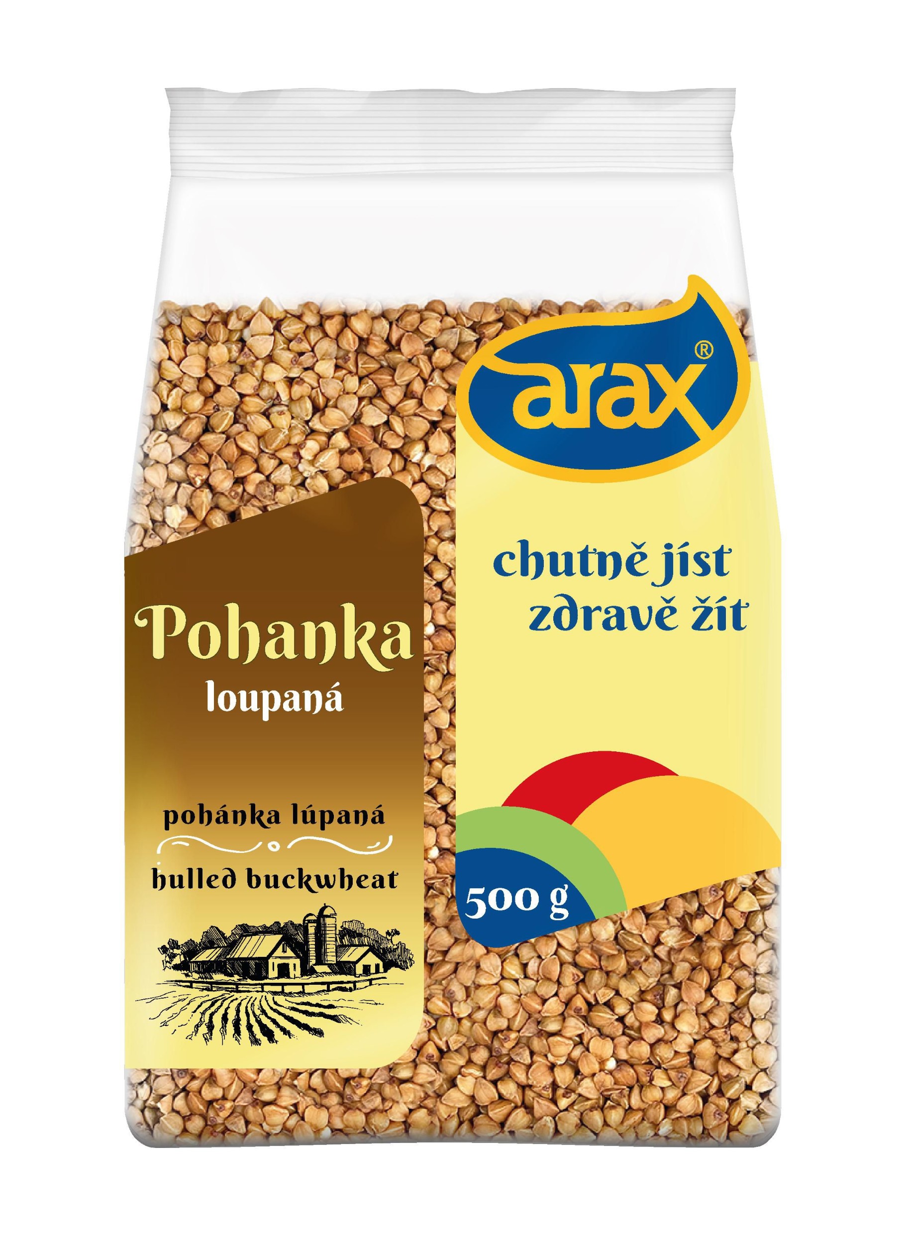Trvanlivé potraviny - Arax Pohanka hnědá 500 g