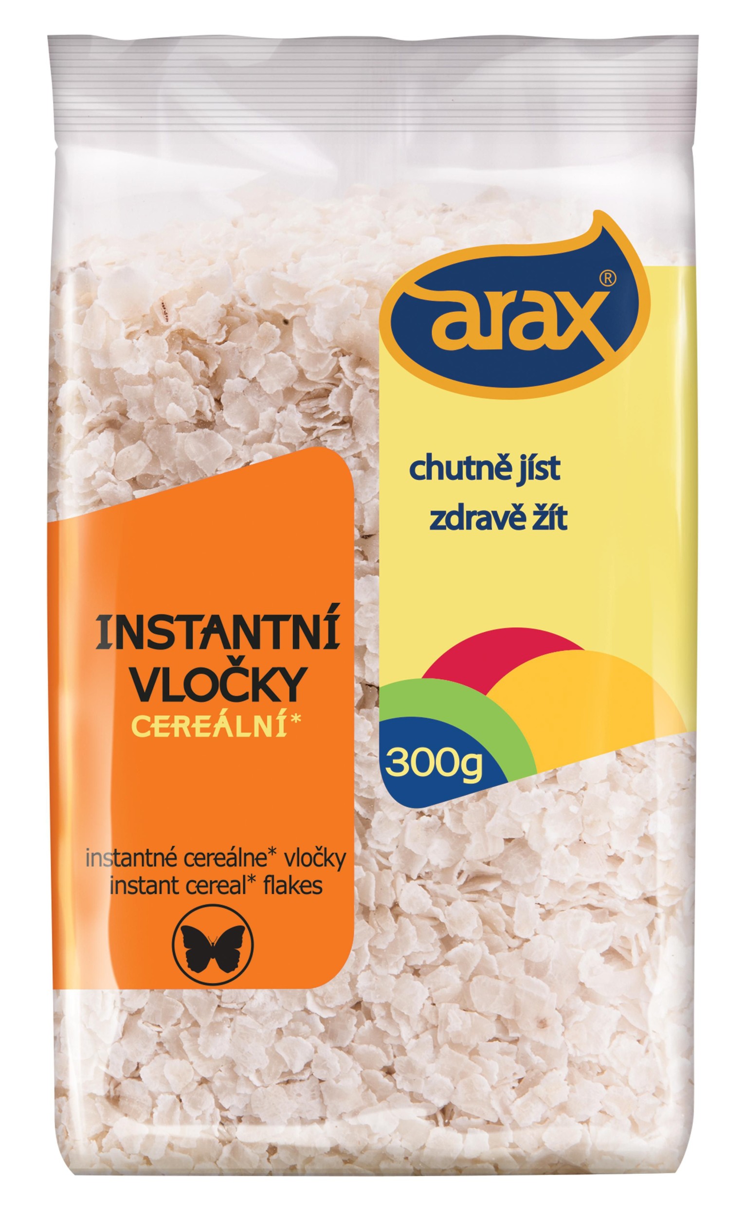 Trvanlivé potraviny - Arax Rýžové vločky, instantní 300 g