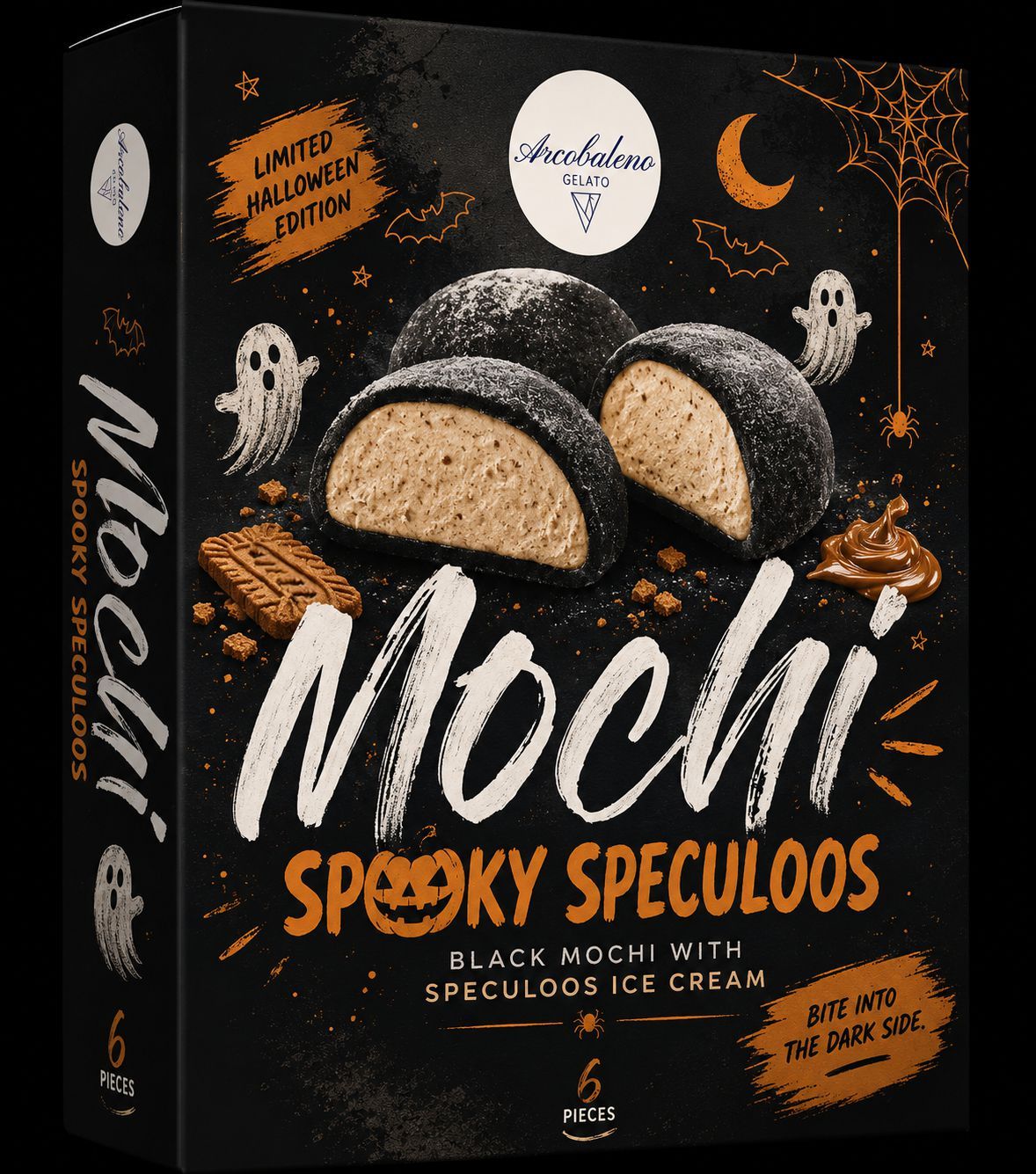 Mražené potraviny - Arcobaleno Mochi Spooky Speculoos 6x35g