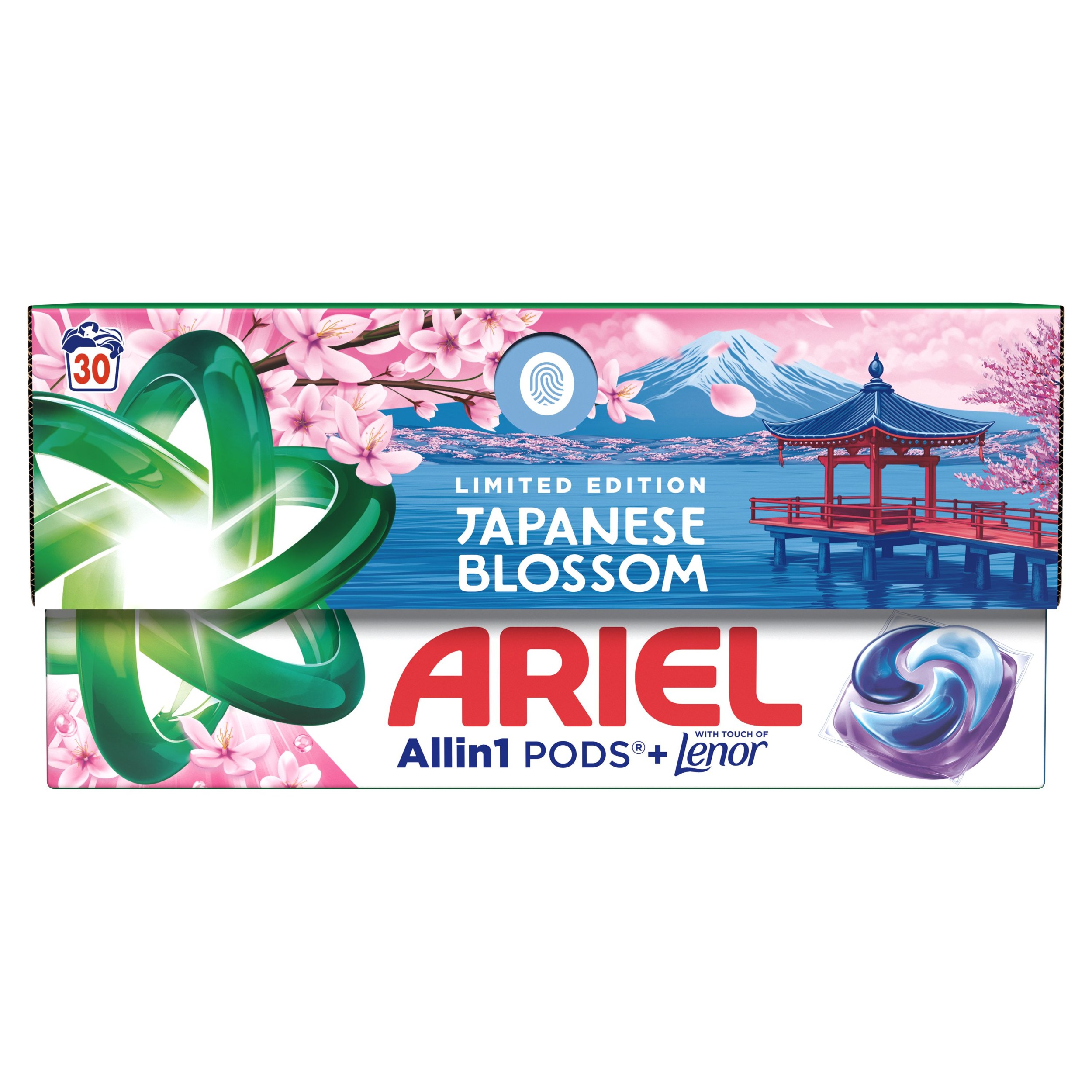 Drogerie a kosmetika - Ariel Gel Kaps Japanese Blossom 30 ks