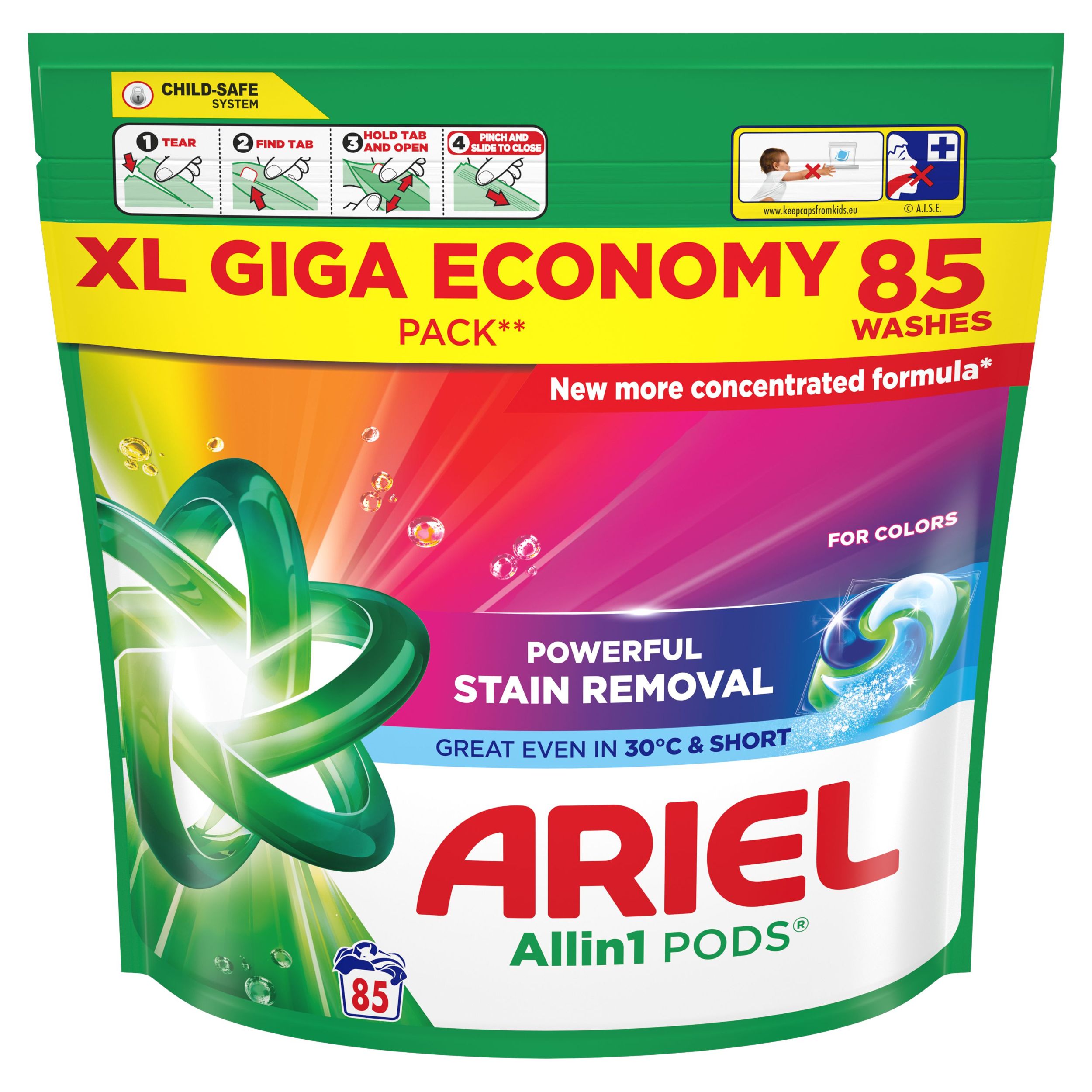Drogerie a kosmetika - Ariel Gelové Kapsle Color 85 ks