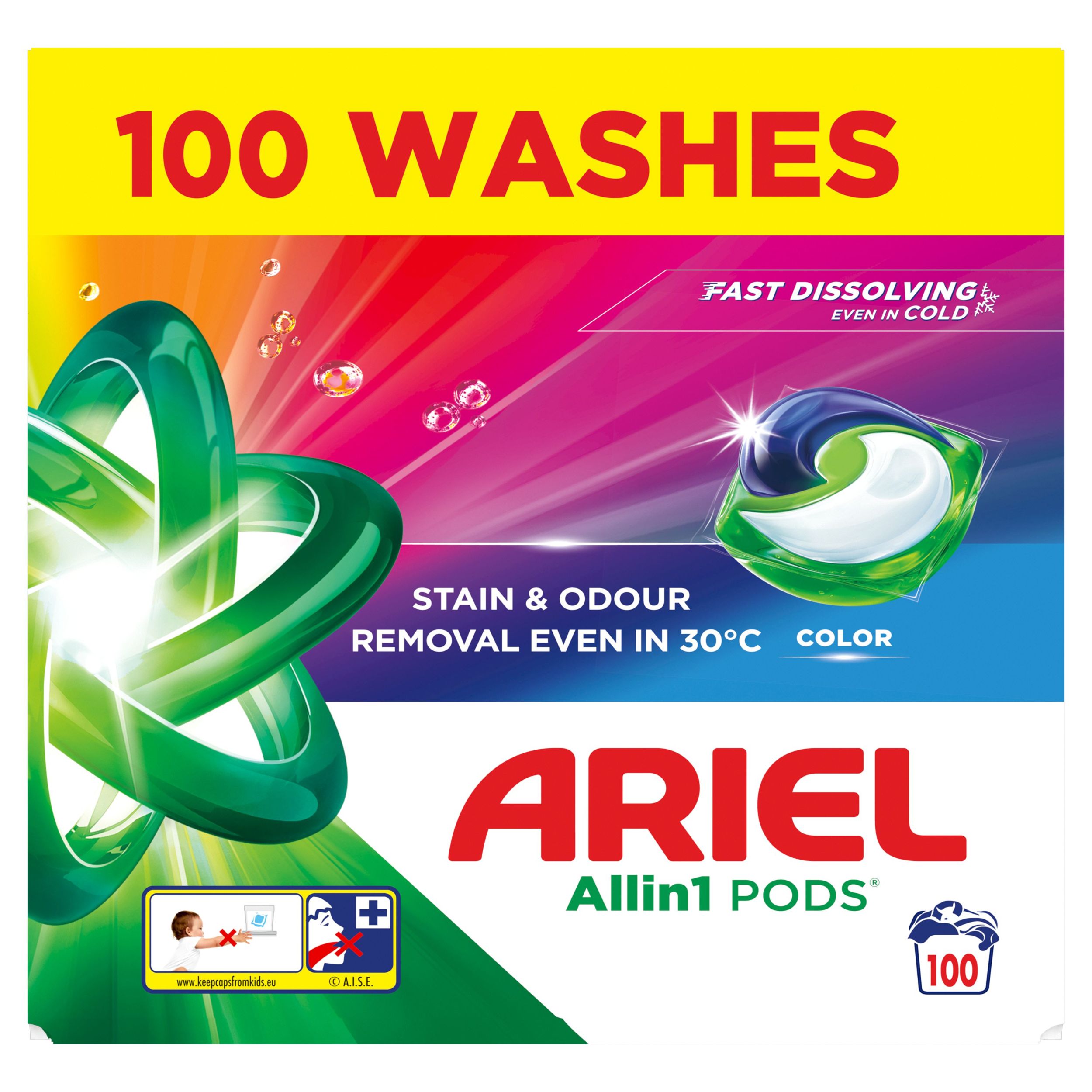 Drogerie a kosmetika - Ariel Gelové Kapsle Color Fresh 100 praní
