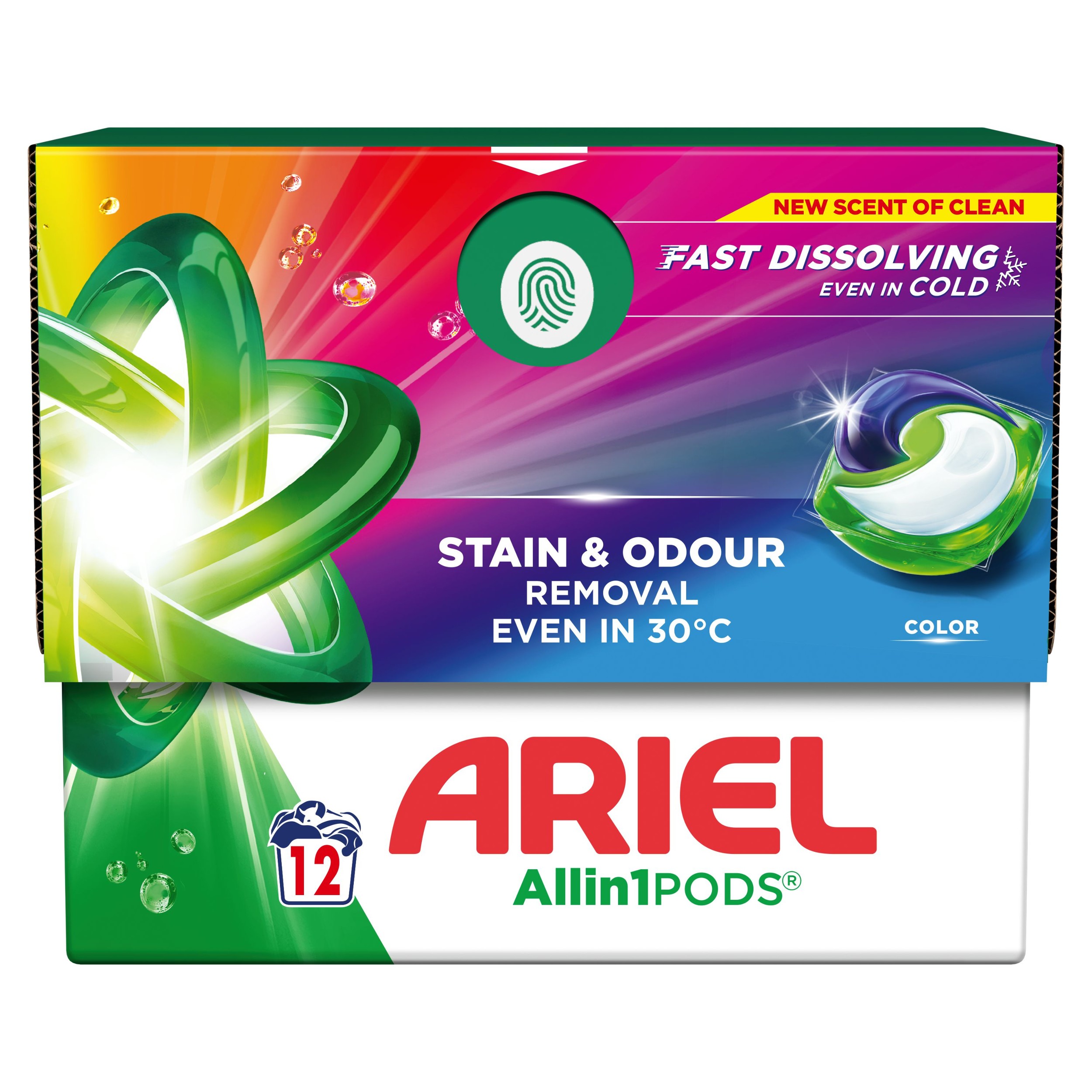 Drogerie a kosmetika - Ariel Gelové Kapsle Color Fresh 12 dávek