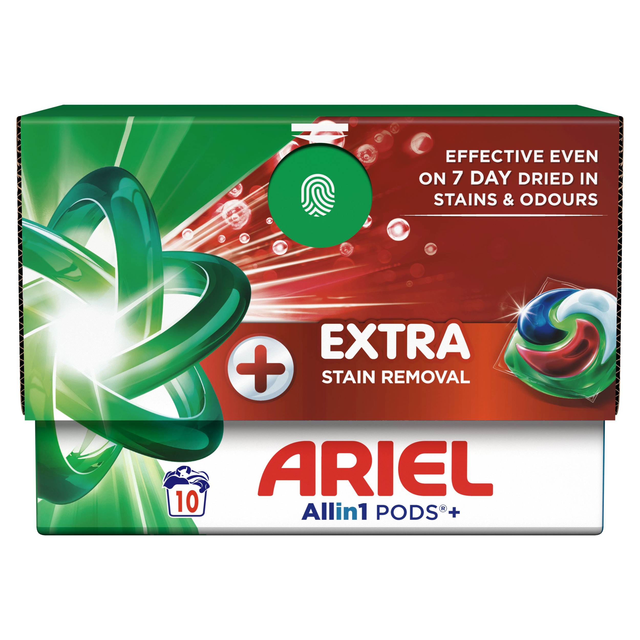 Drogerie a kosmetika - Ariel Gelové Kapsle Extra Hygiene 10 kusů