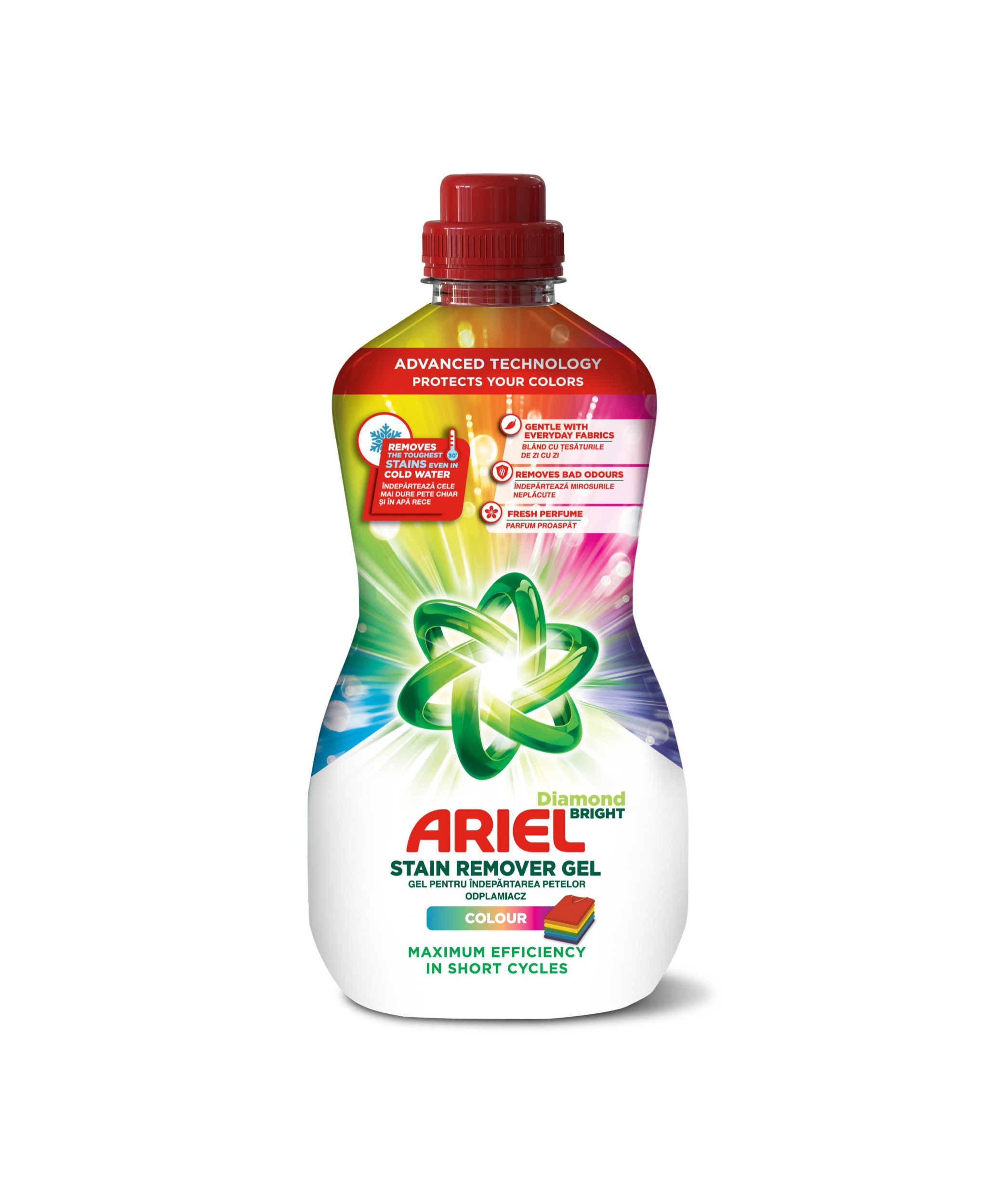 Drogerie a kosmetika - Ariel odstraňovač skvrn na barevné prádlo gel 950ml