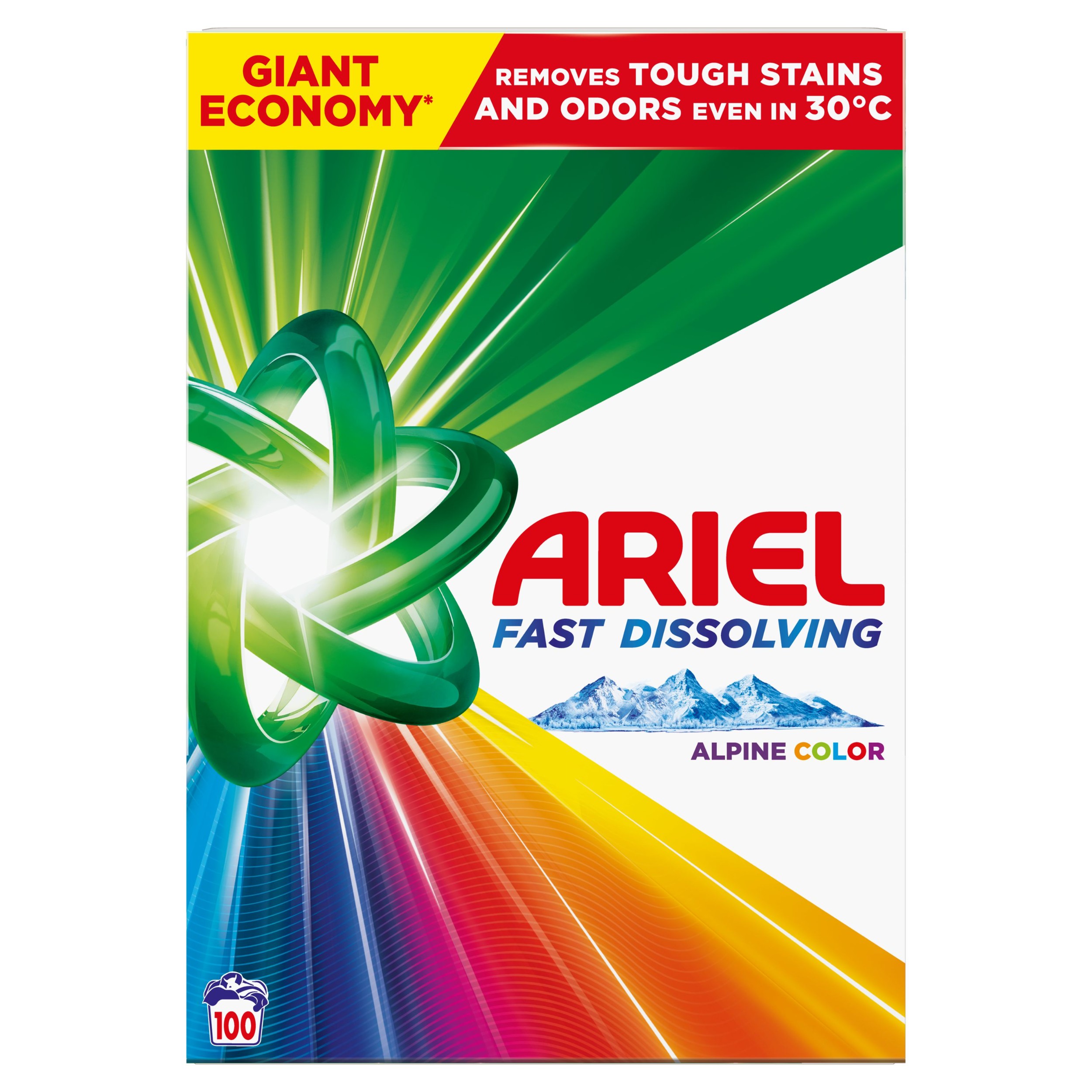 Drogerie a kosmetika - Ariel Prací Prášek Color 100 Prani 5,5kg