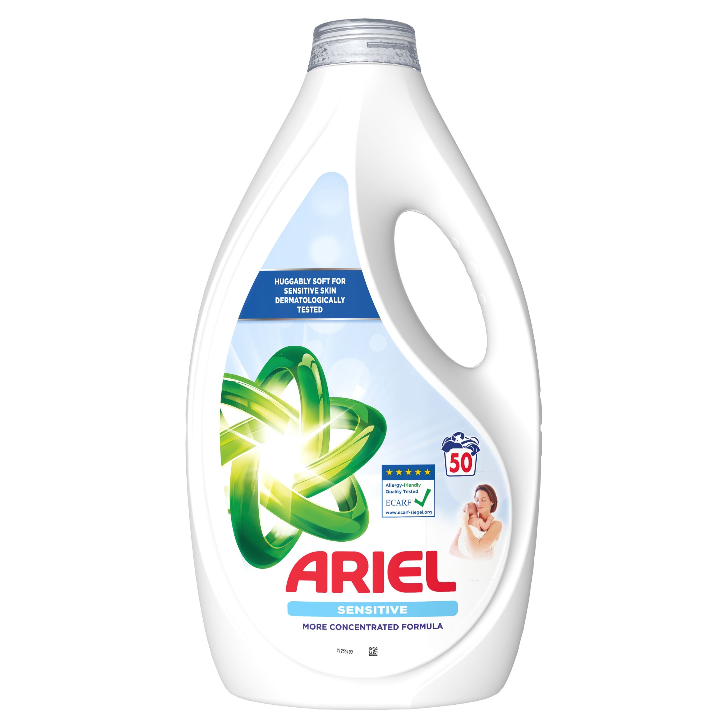 Drogerie a kosmetika - Ariel Tek Prost Sens Skin 50 Prani 2,25l