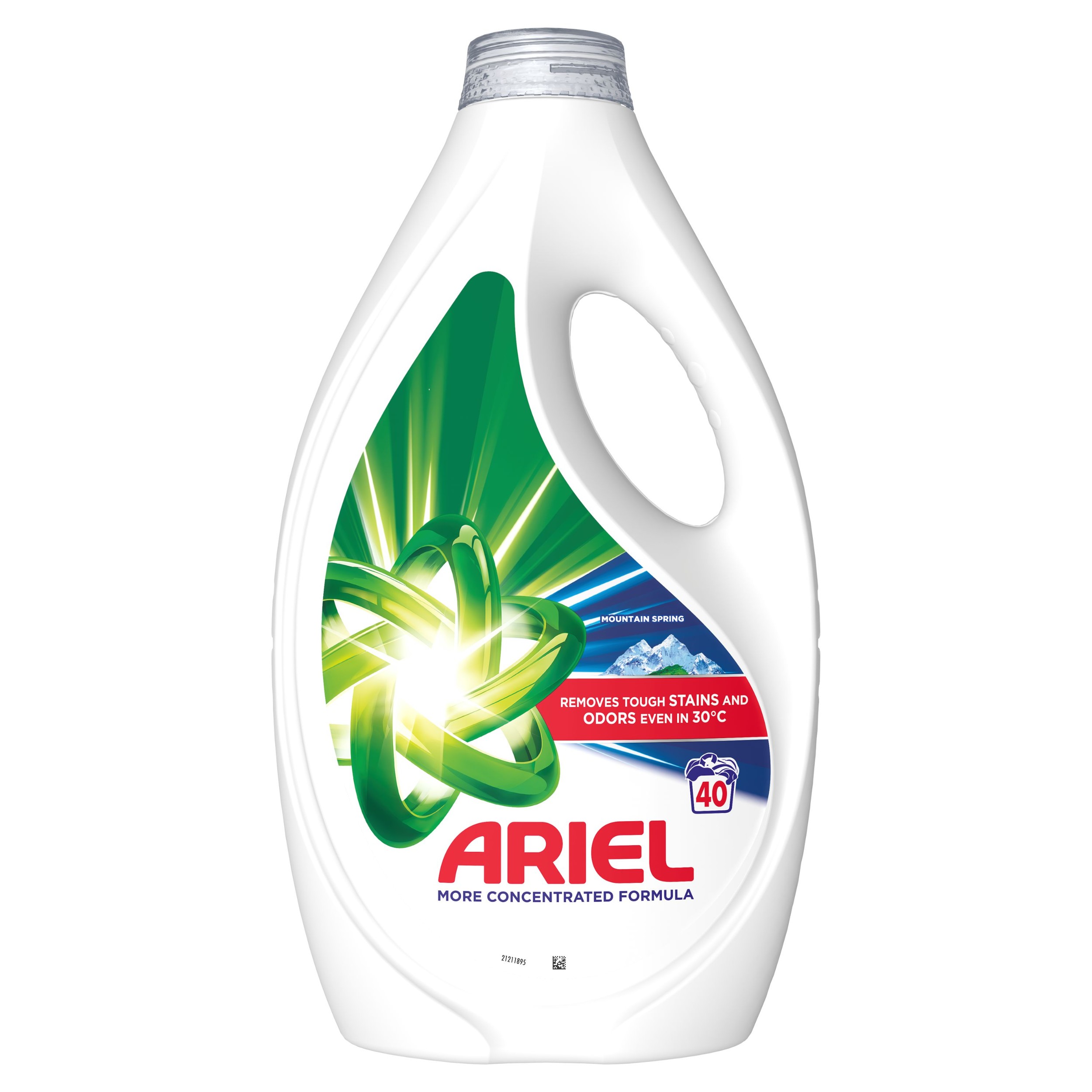 Drogerie a kosmetika - Ariel Tekutý Prost MSpring 40 Prani 1,8l