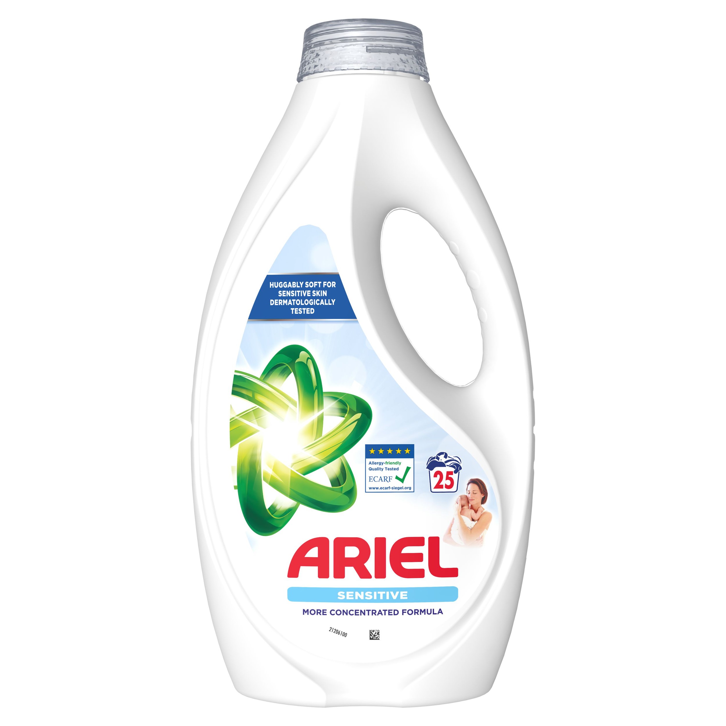 Drogerie a kosmetika - Ariel Tekutý Prost Sensitive Skin 25 Pr 1,125l
