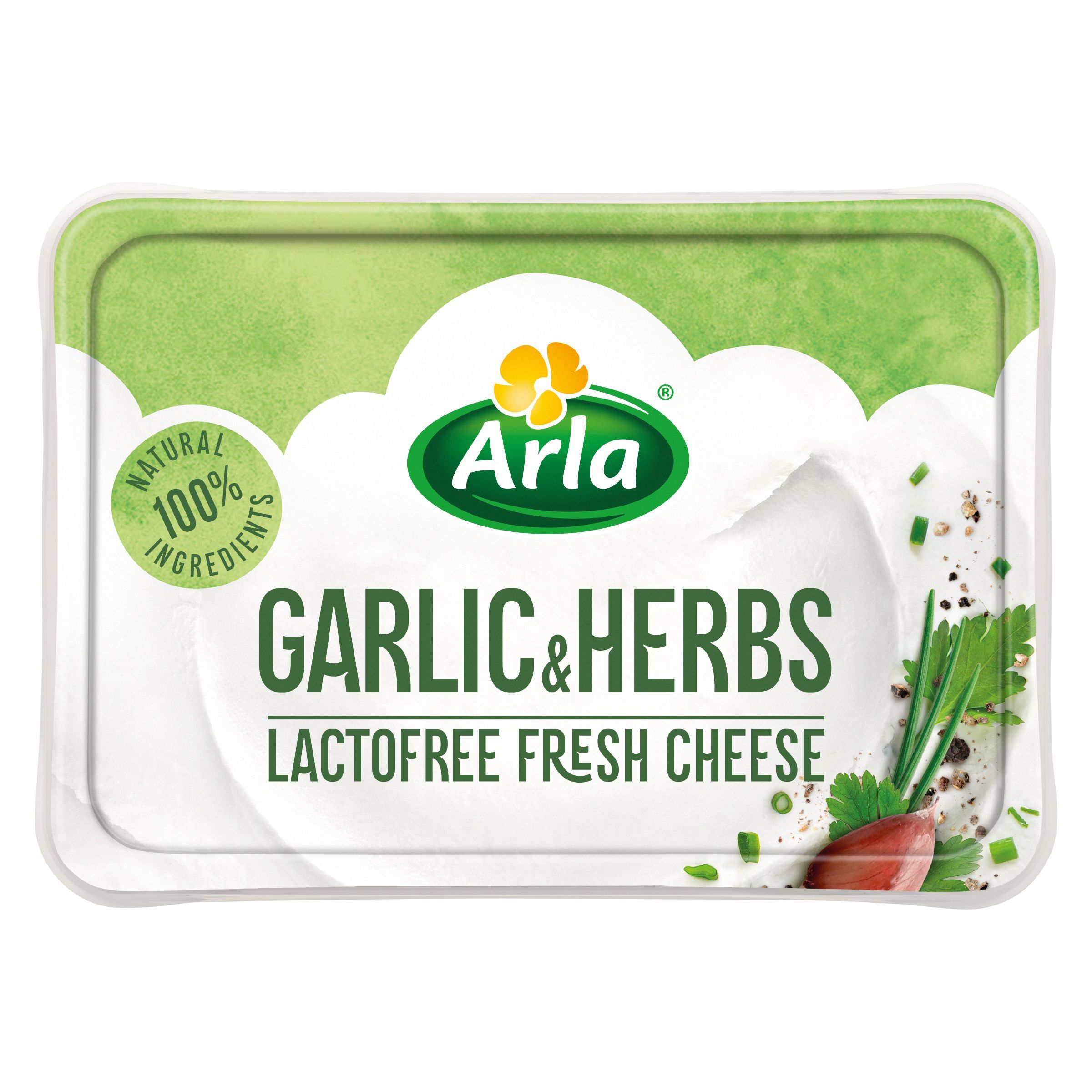 Mléčné a chlazené - Arla smetanový sýr česnek a bylinky bez laktózy 200 g