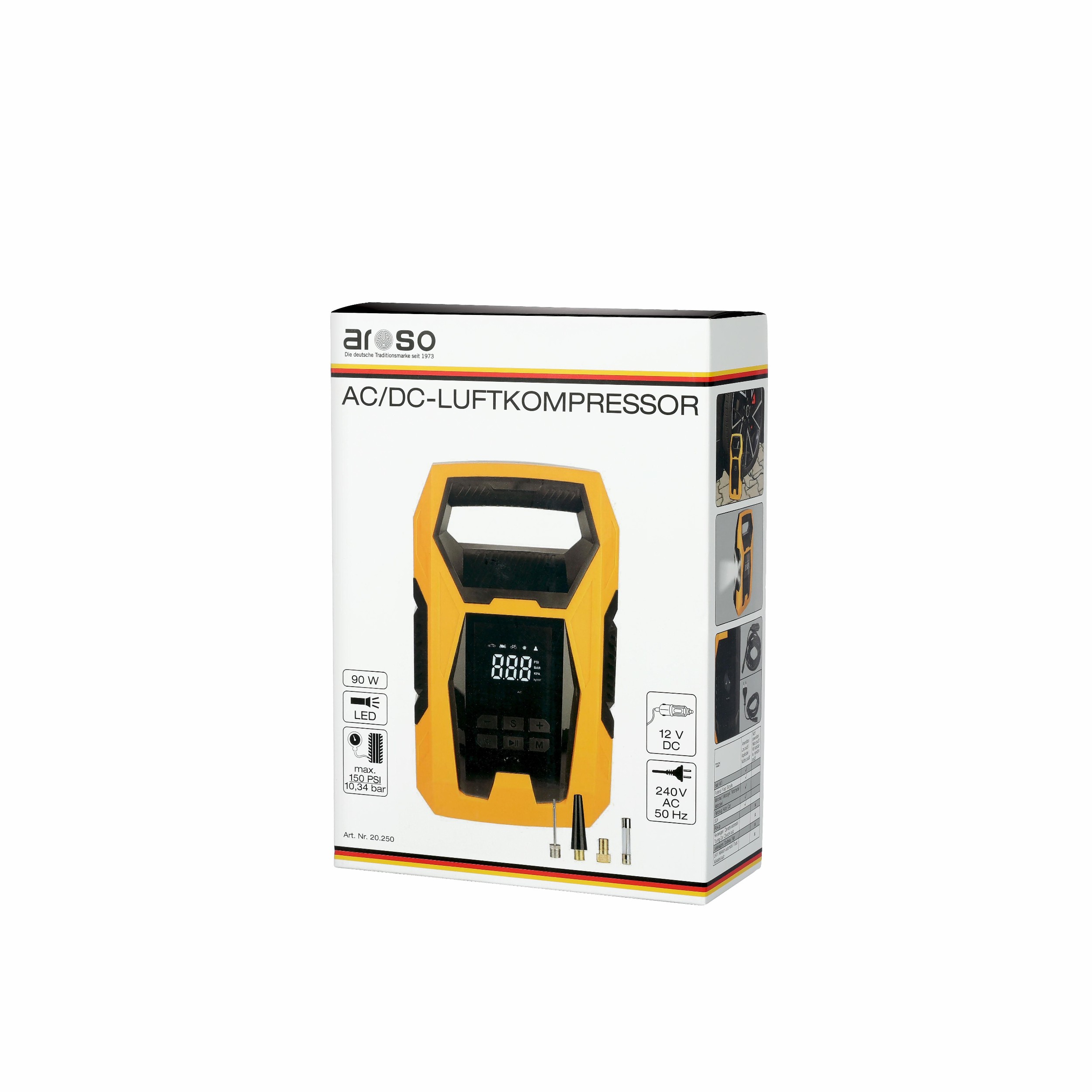 Auto-moto - Aroso Kompresor vzduchový digitální 12/240V