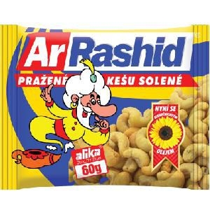 Trvanlivé potraviny - ArR Kešu ořechy pražené solené 60 g